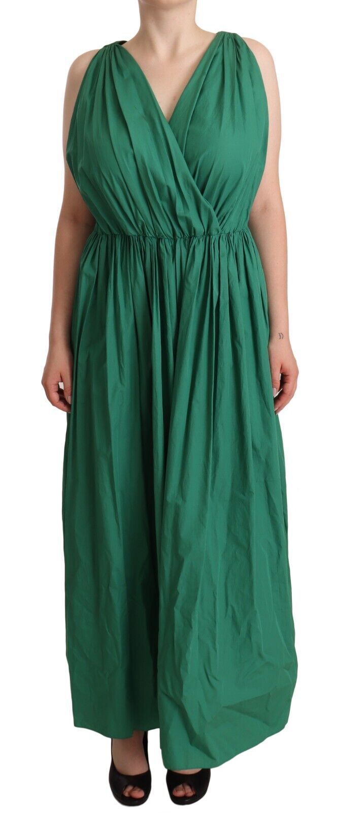 Dolce & Gabbana 100% Cotton dress in green