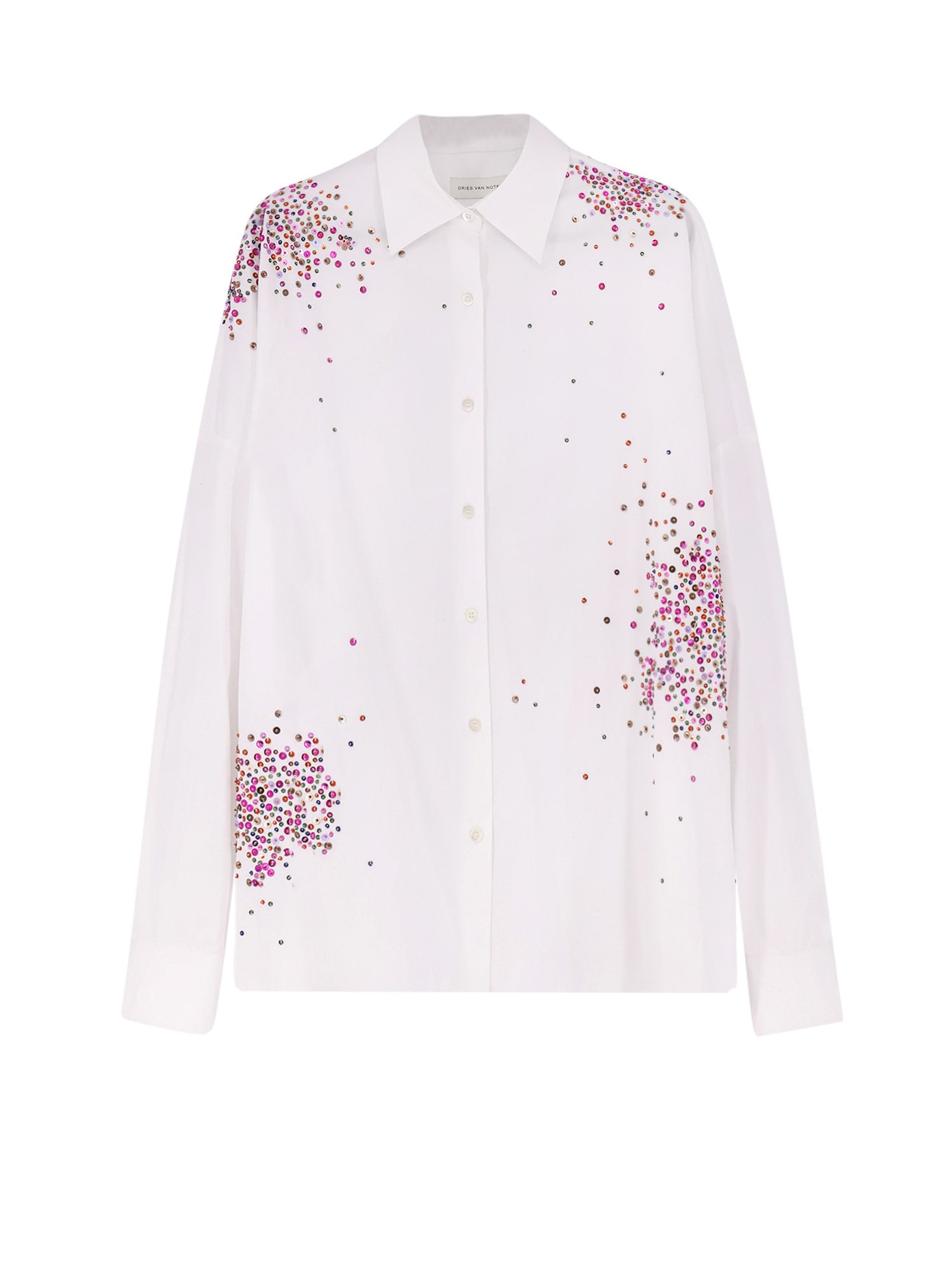 Dries Van Noten Shirts White Cotone