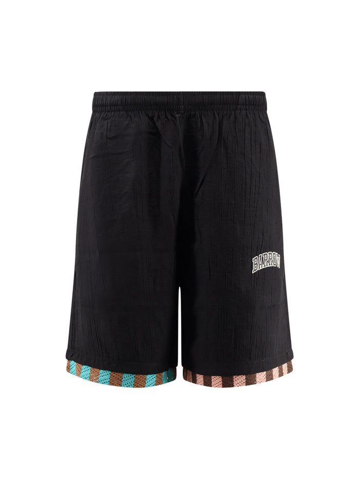 BARROW Shorts Black Viscosa