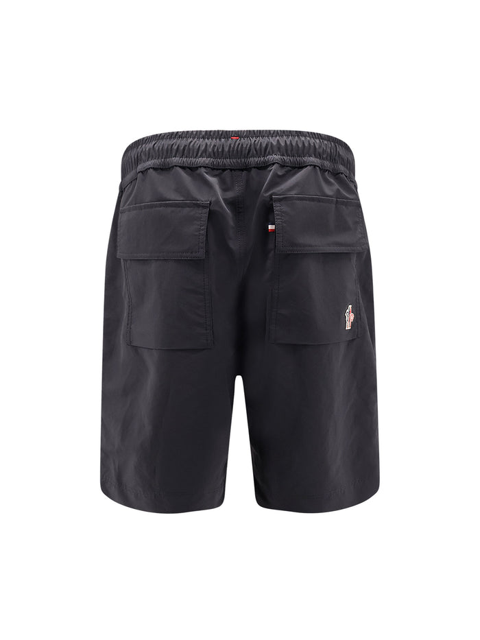 Moncler Grenoble Shorts Black Poliestere