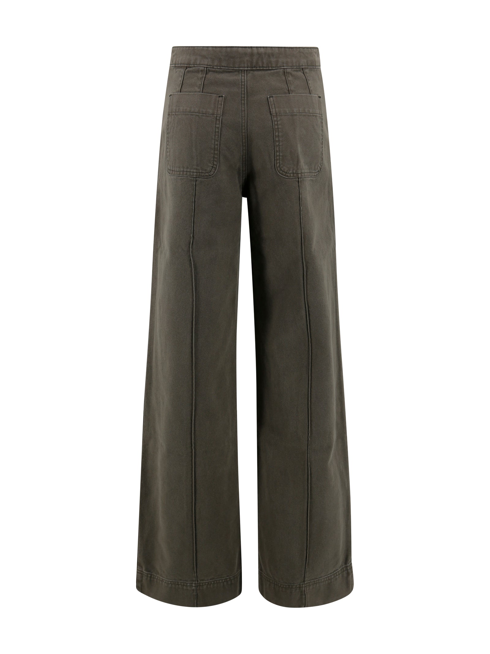 Soeur Trousers Kaki Cotone