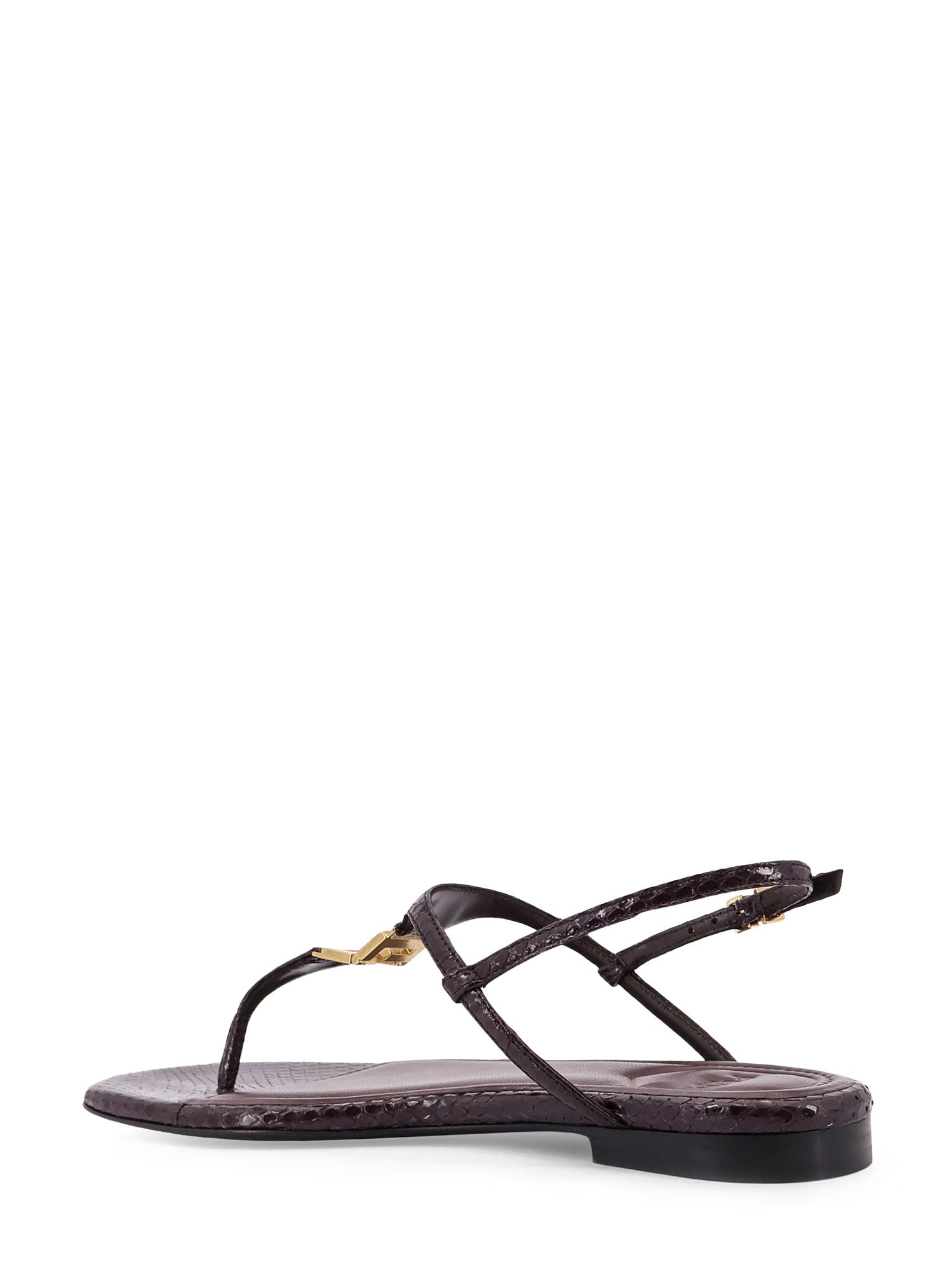 Fendi Sandals Black Purple Pelle