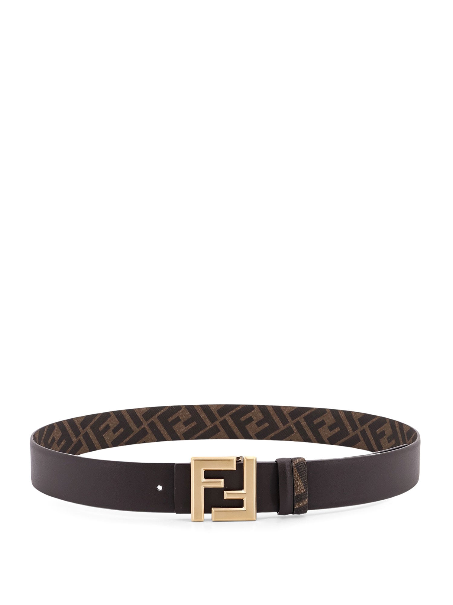 Fendi Belts Ebano+tb Moro+o Sat Pelle/tela Ff