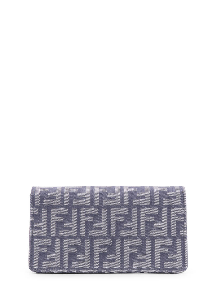 Fendi Bags Mirto+dark Nut+os Tessuto Jacquard Ff/pelle