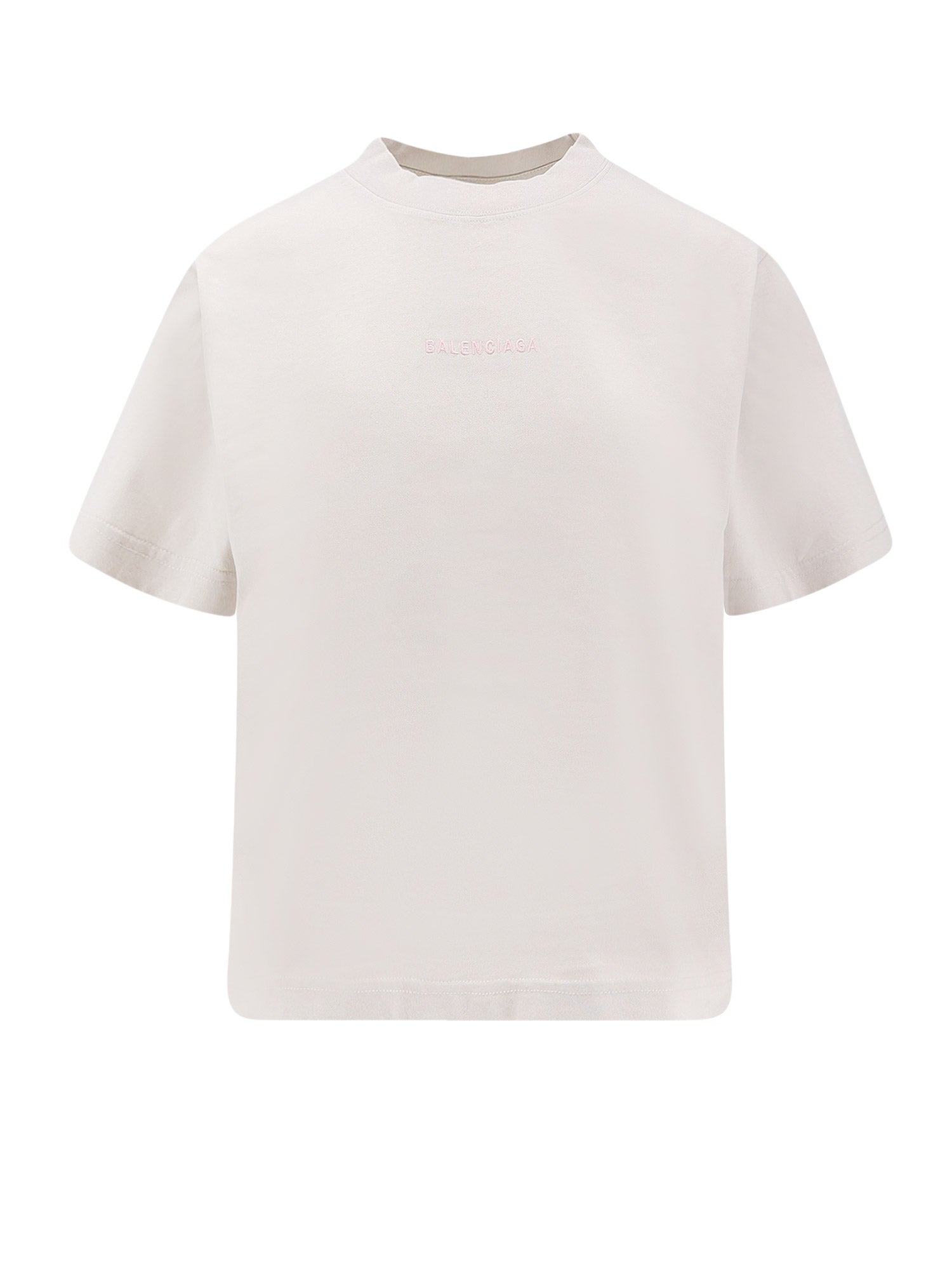 Balenciaga T-shirts and Polos Dirty White/bby Pink Cotone