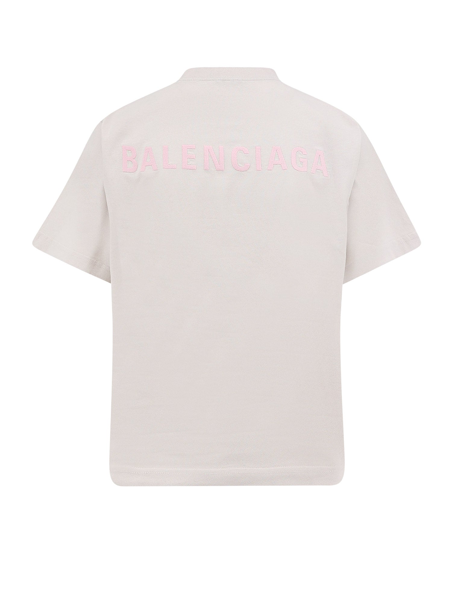 Balenciaga T-shirts and Polos Dirty White/bby Pink Cotone