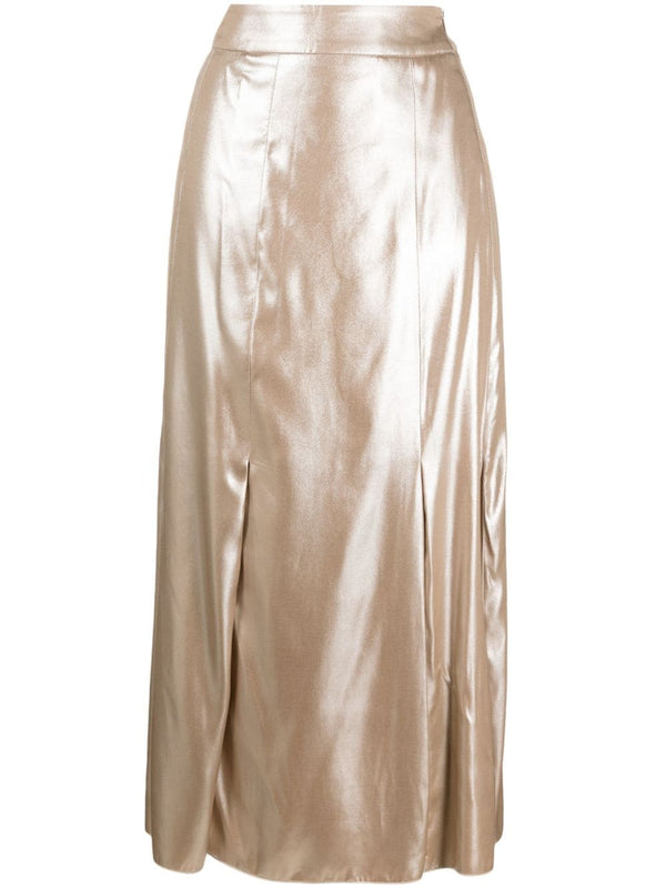 Peserico Outer: Viscose 100%; Lining: Acetate 61% skirt in silver
