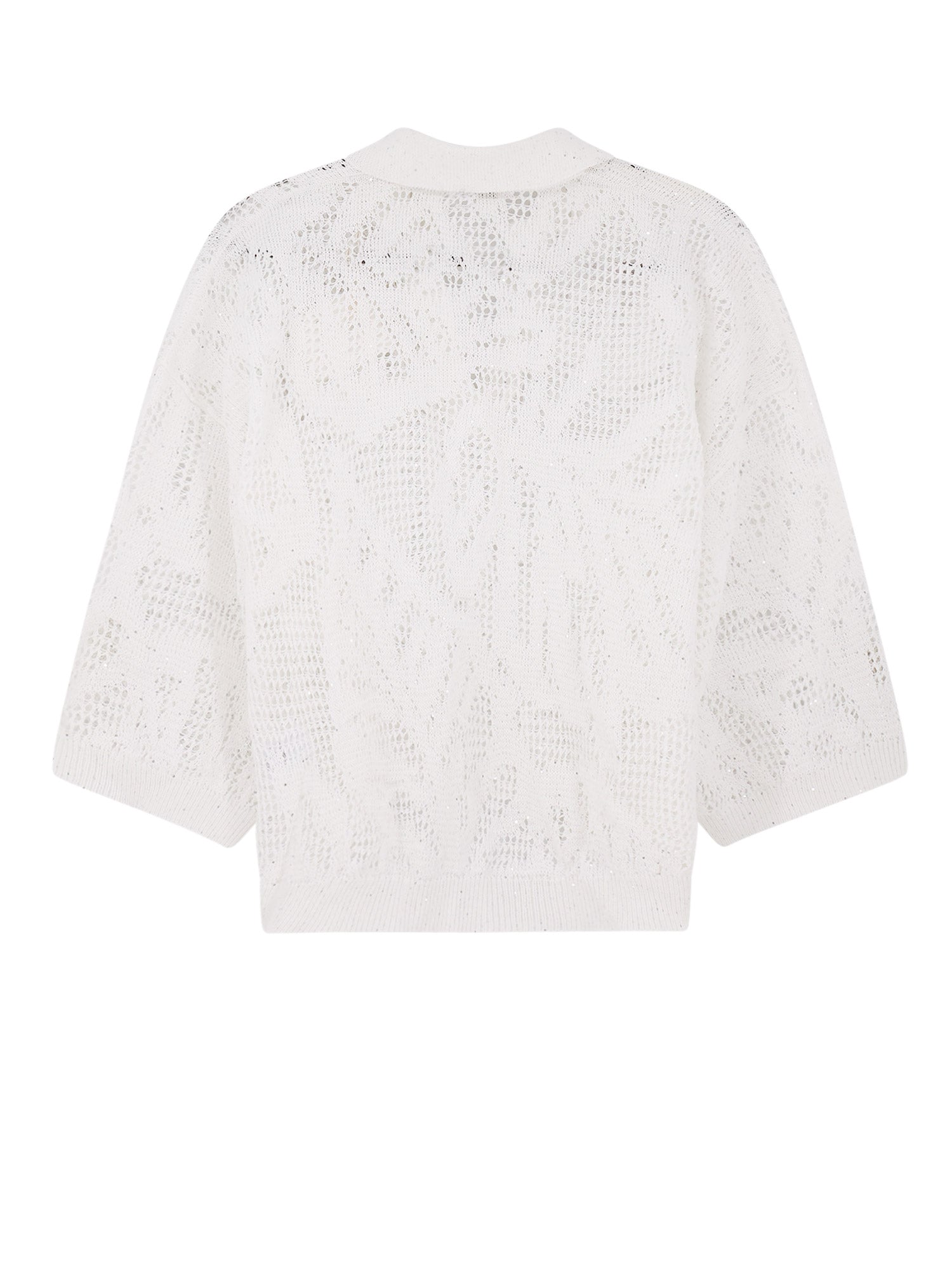 Brunello Cucinelli Sweaters White Lino