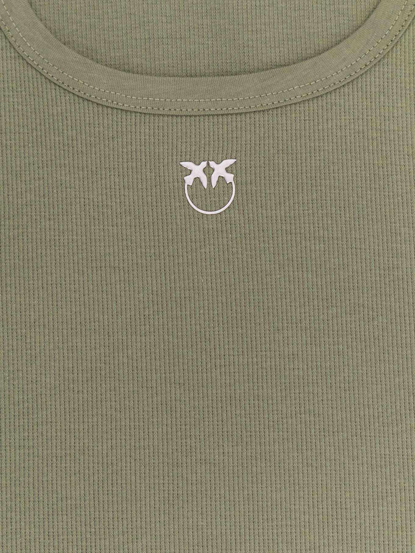 Pinko T-shirts and Polos Green Cotone Elastan