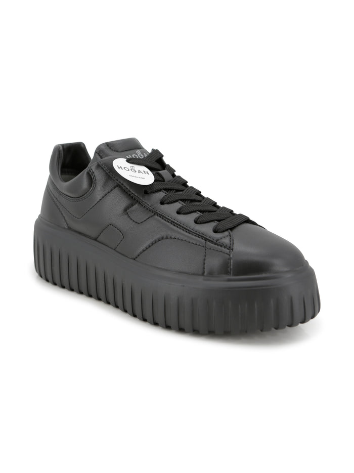 Hogan Flat Shoes Nero Pelle