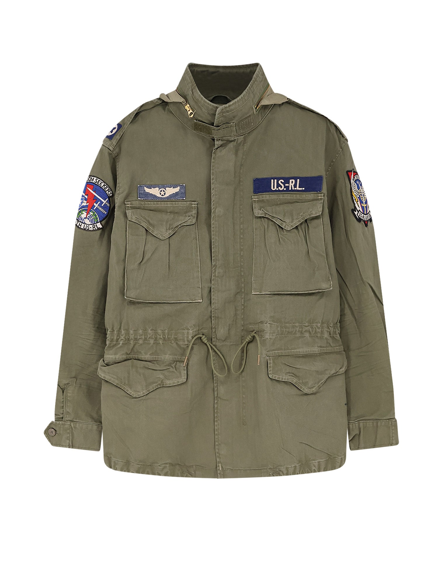 Polo Ralph Lauren Jackets Olive Mountain W Patches Cotone