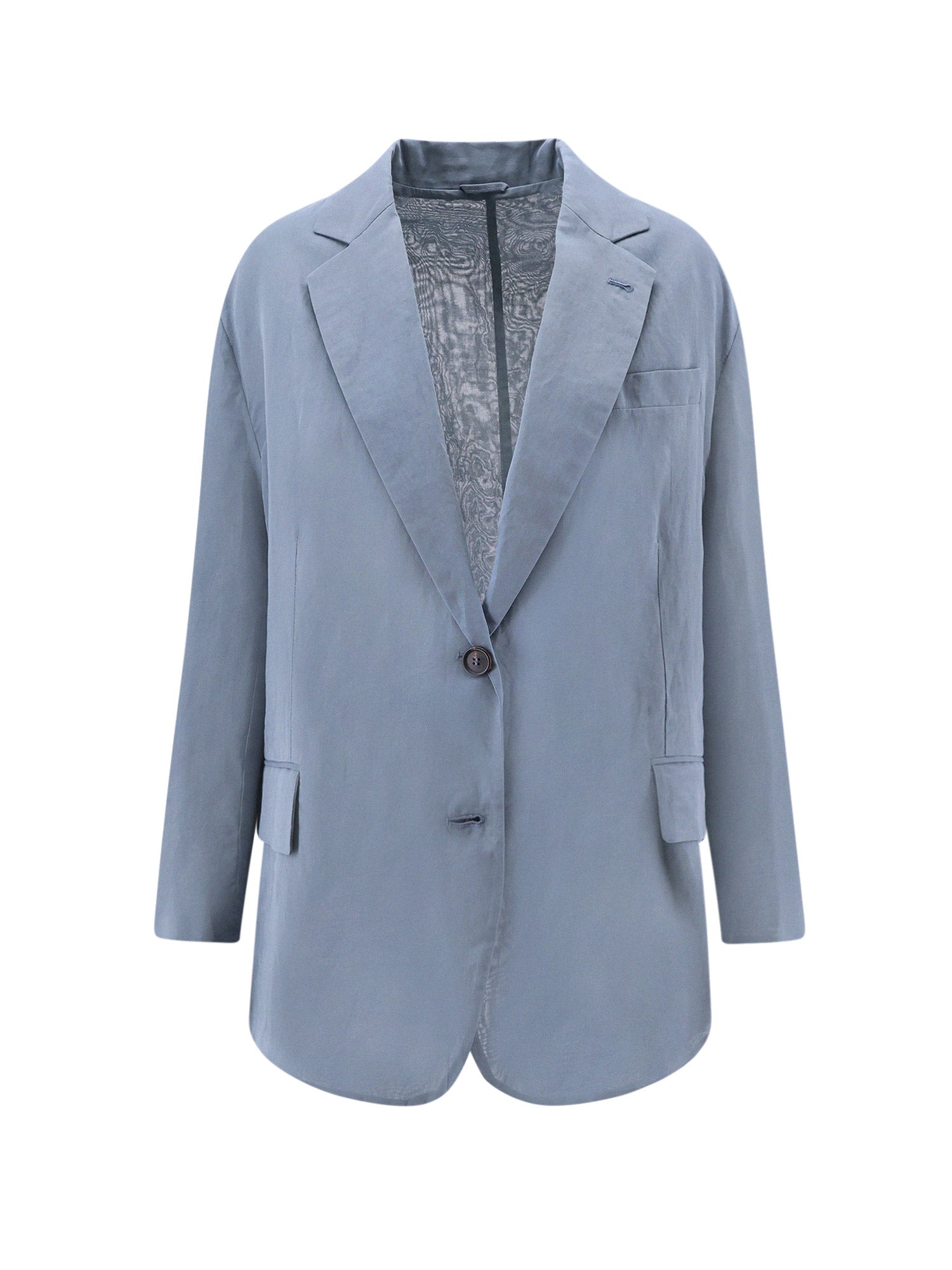 Brunello Cucinelli Clothing Artic Blue Cotone