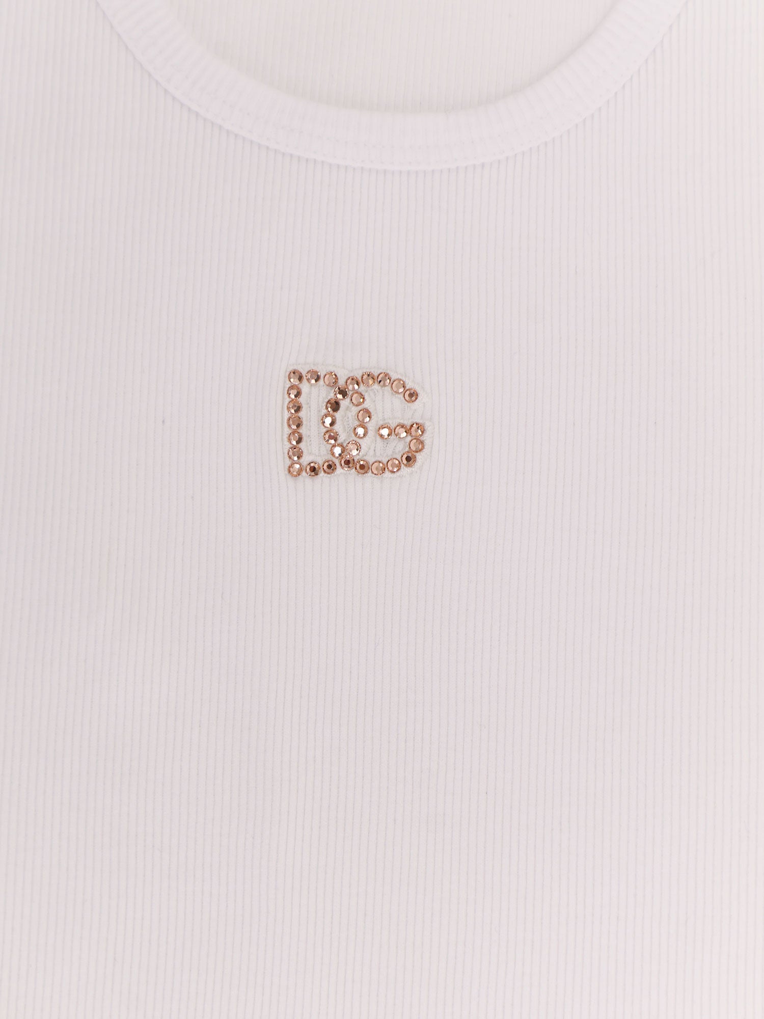 Dolce & Gabbana T-shirts and Polos White Cotone