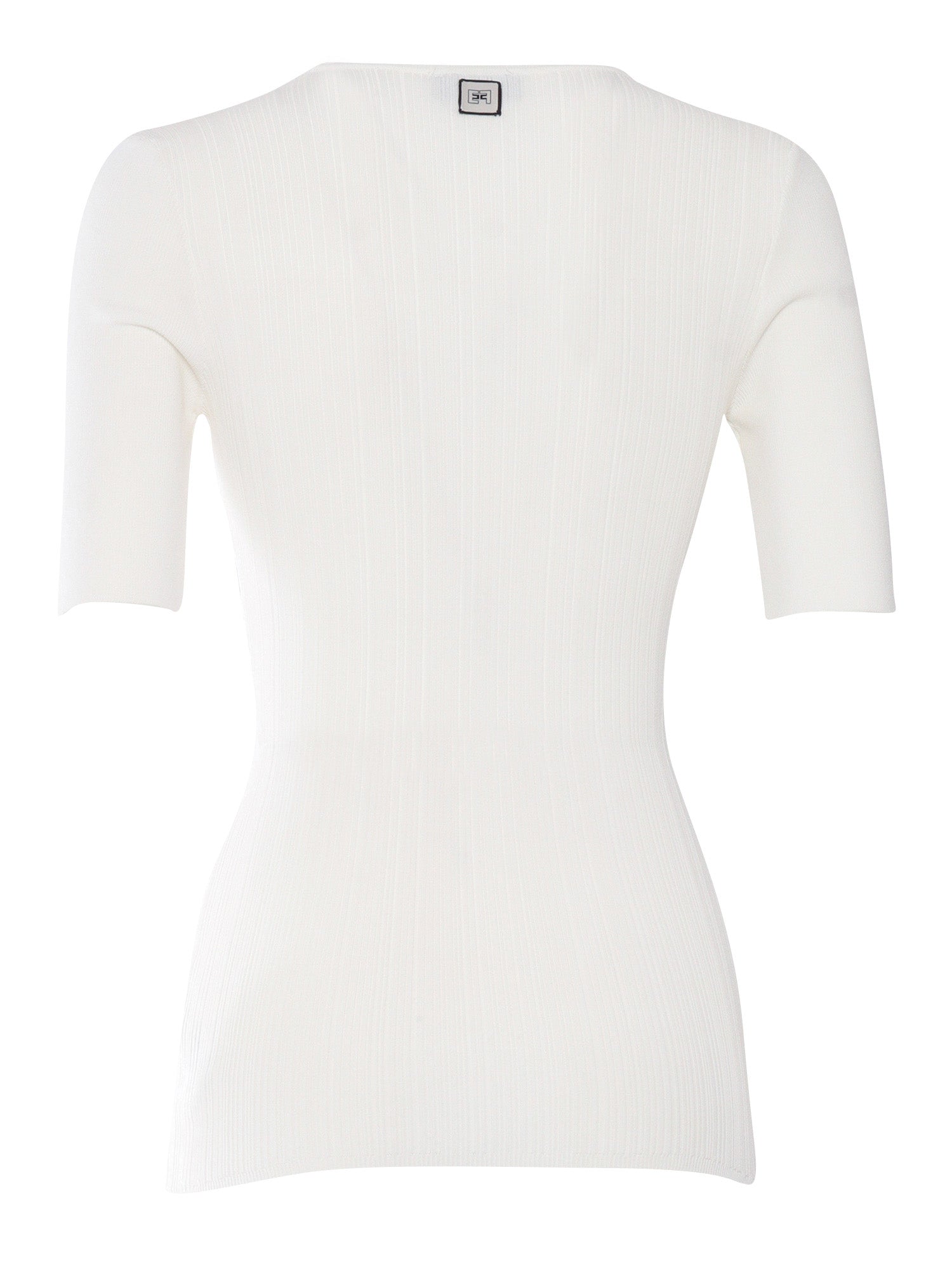 TRICOT SWEATER White Polyamide Viscose Crewneck