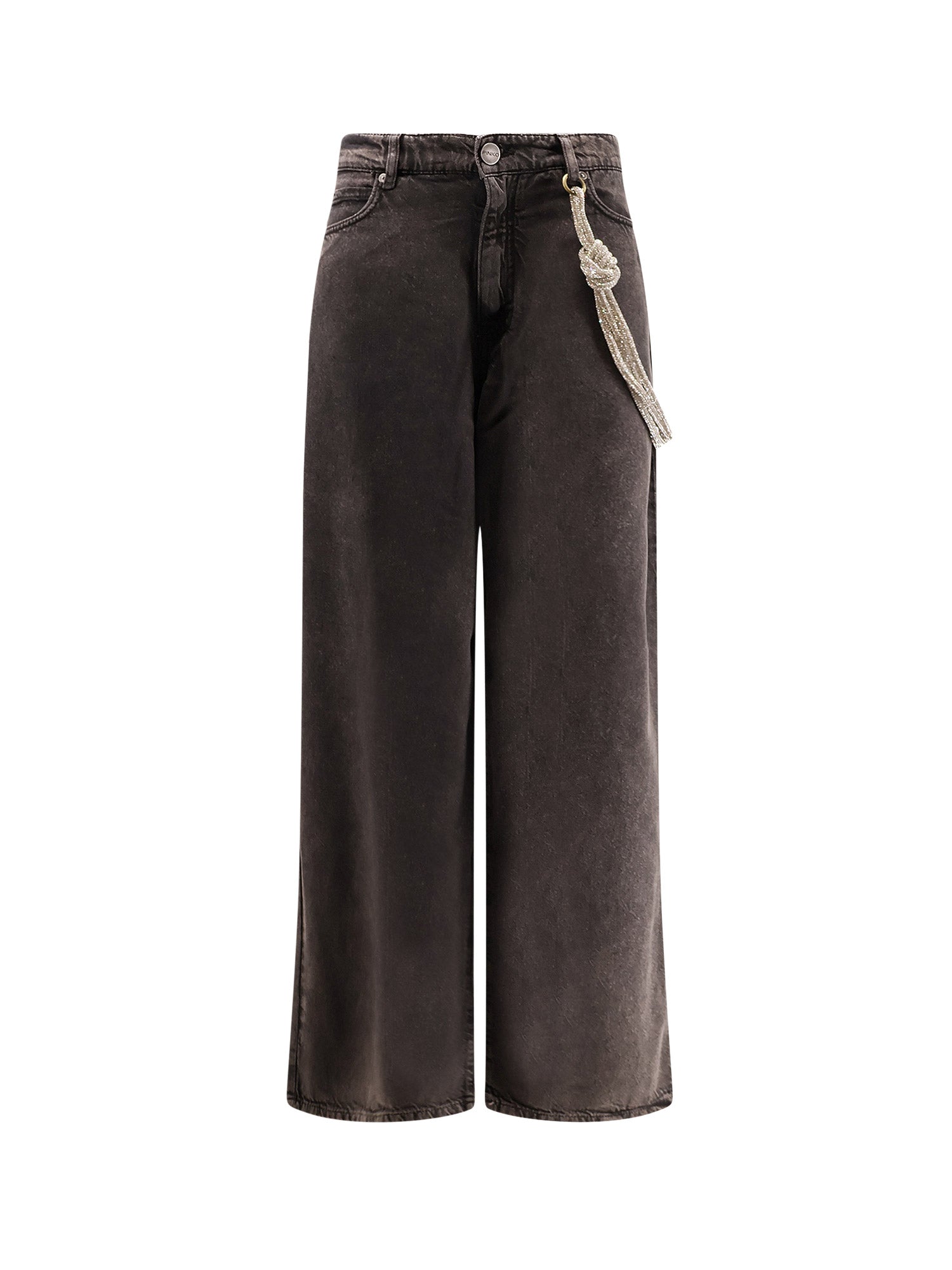 Pinko Jeans Black Lyocell Cotone