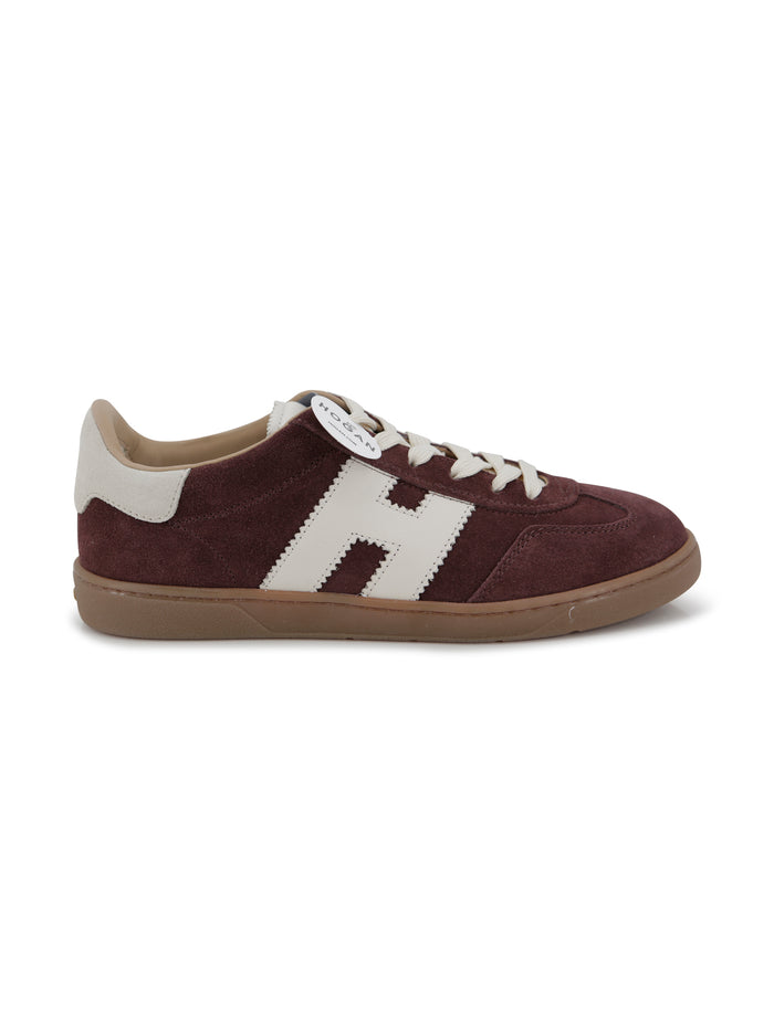 Hogan Flat Shoes Burgundy Pelle