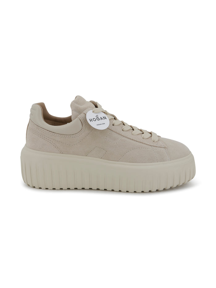 Hogan Flat Shoes Biscotto Pelle