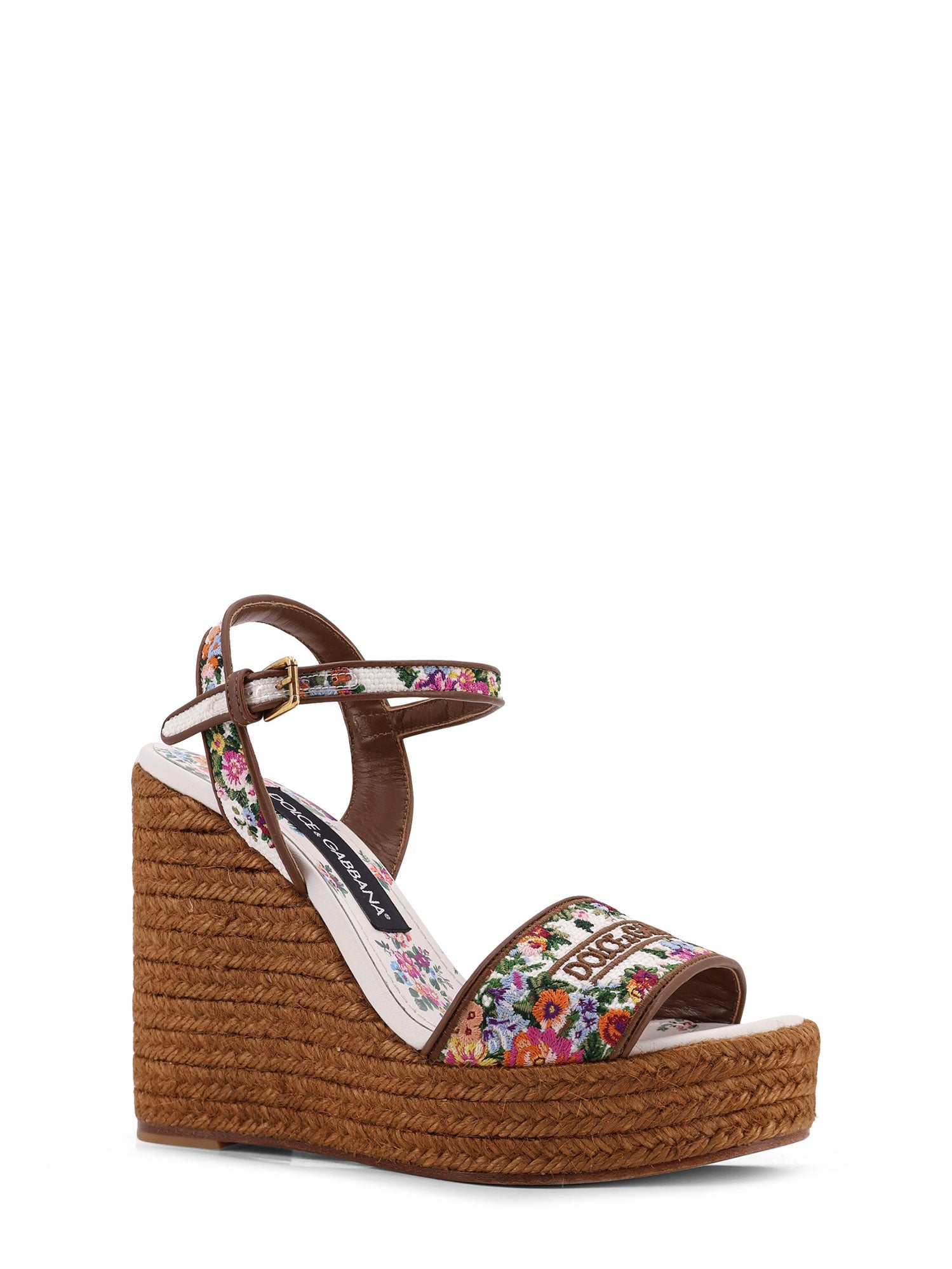 Dolce & Gabbana Sandals MultiColour Pelle/rafia
