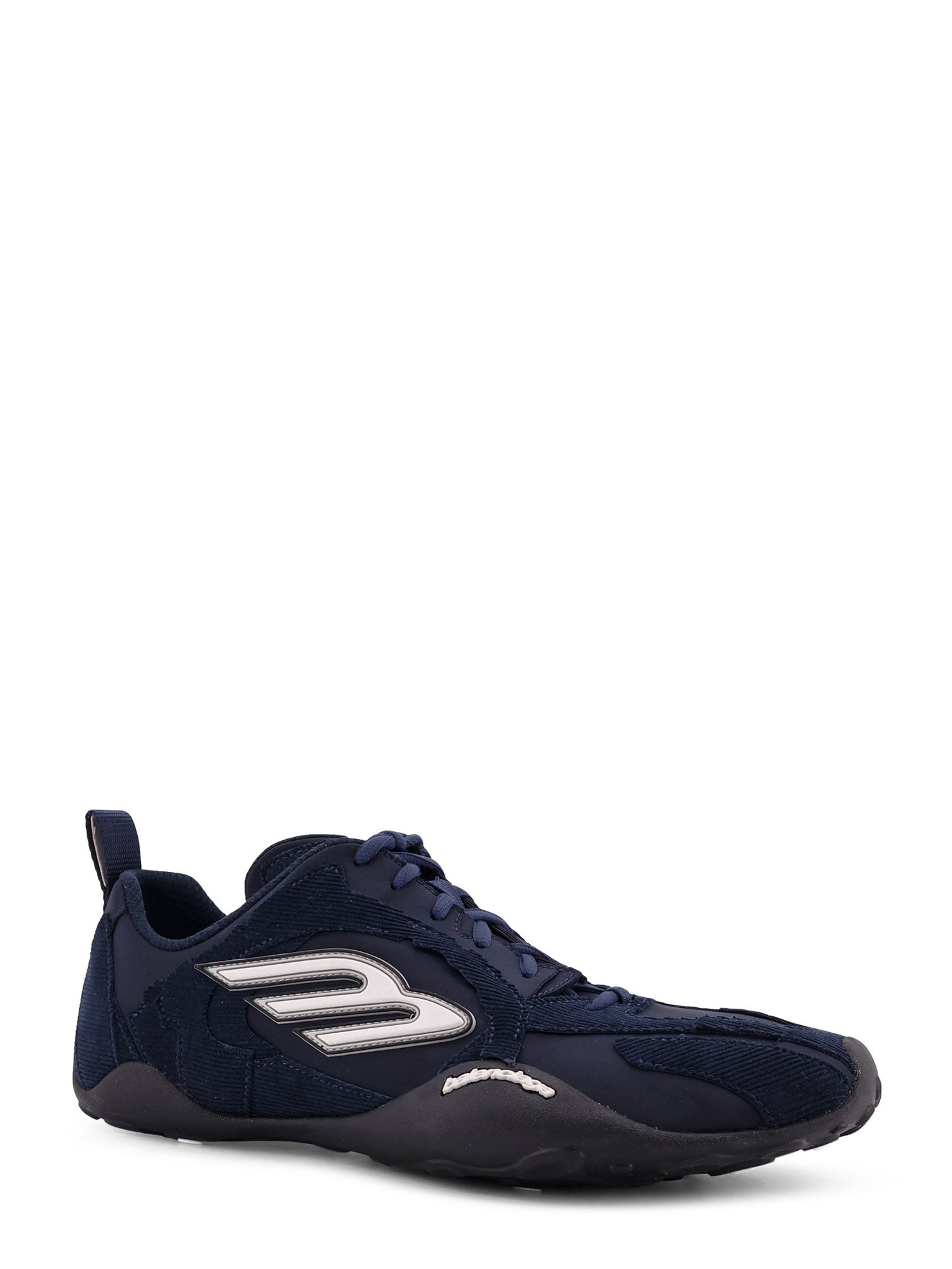 Balenciaga Sneakers Navy / White Black Tessuto Tecnico/velluto