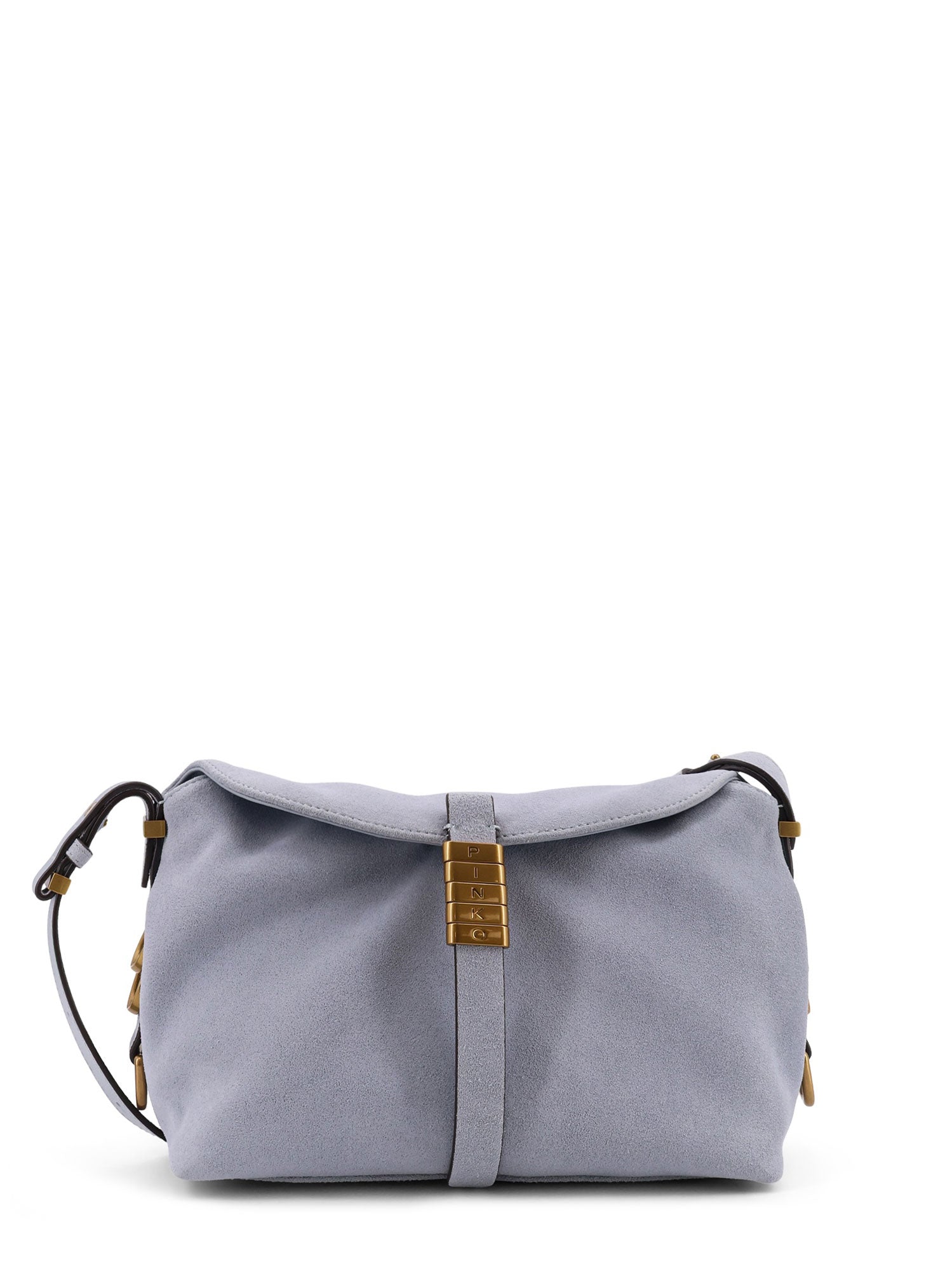 Pinko Bags Clear Blue Pelle