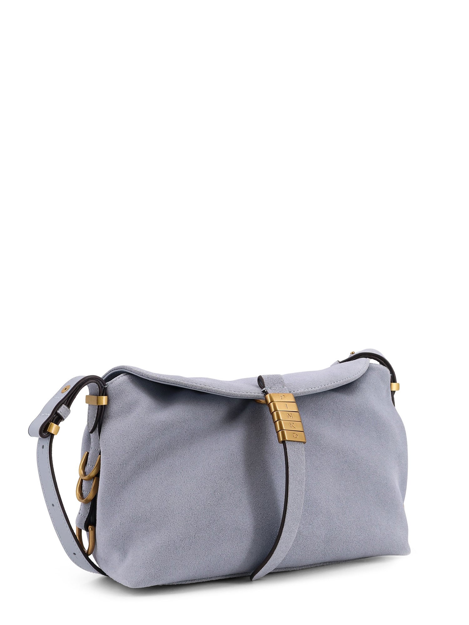 Pinko Bags Clear Blue Pelle