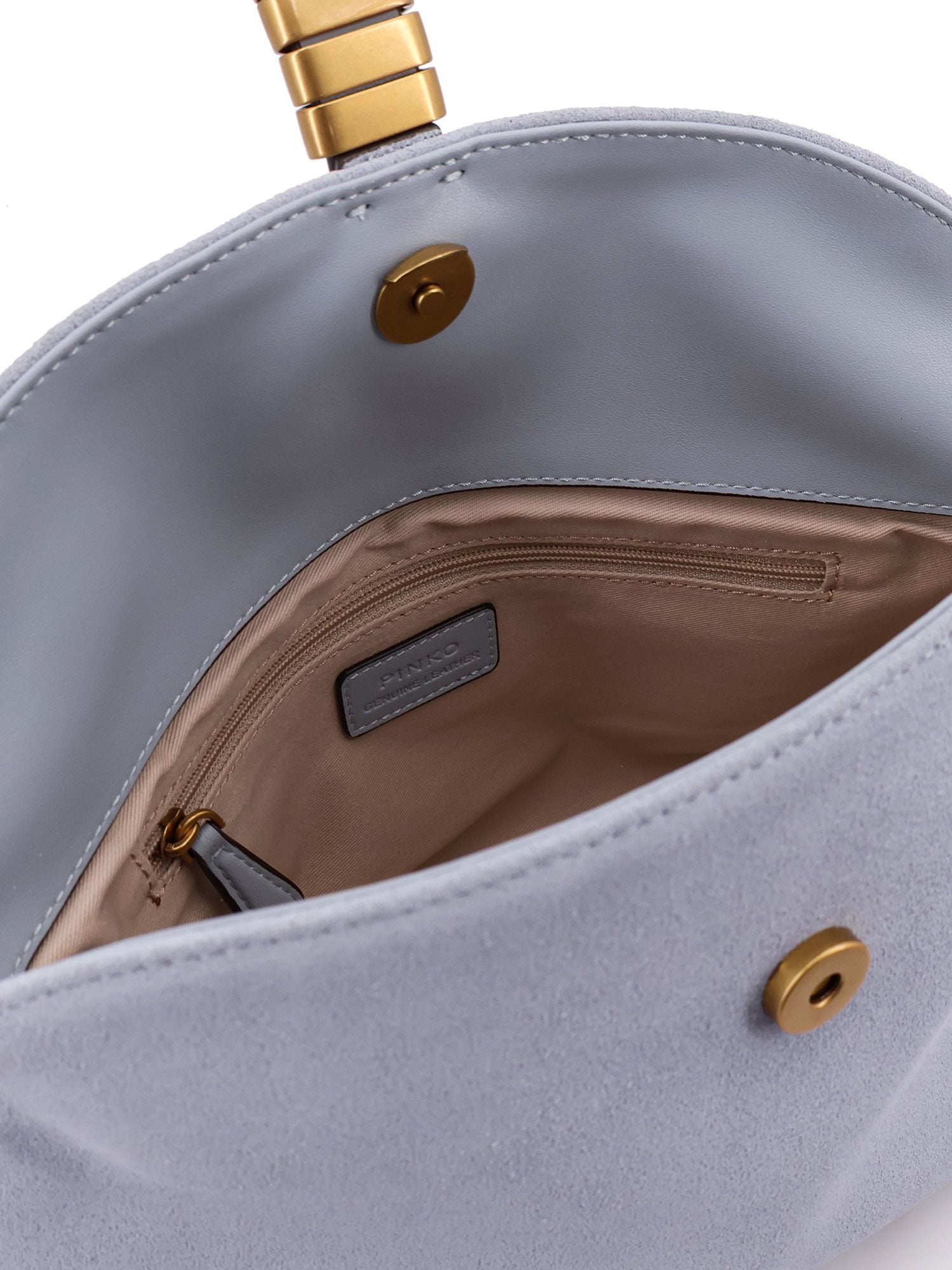 Pinko Bags Clear Blue Pelle