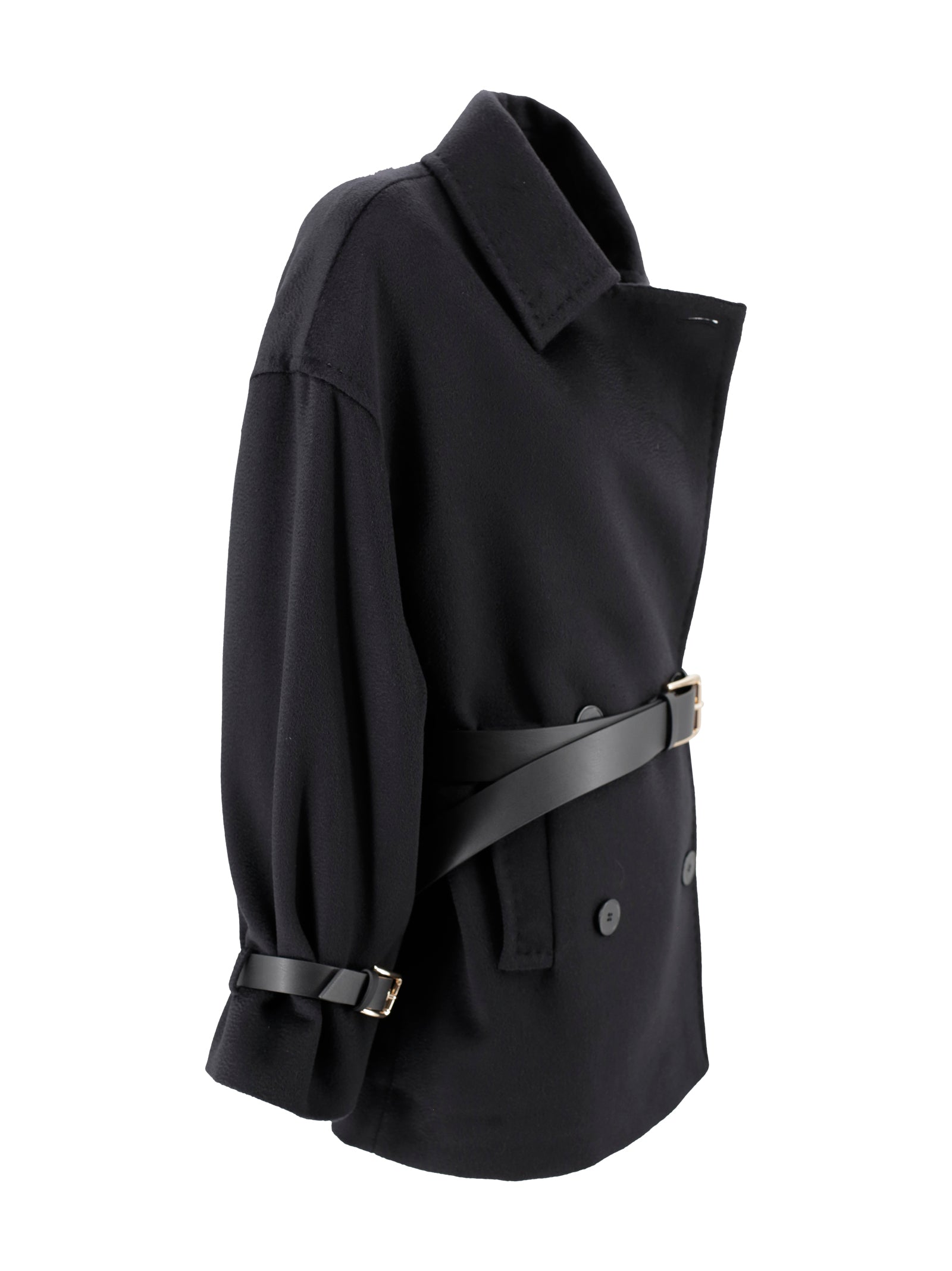 Max Mara Studio Jackets Nero Lana