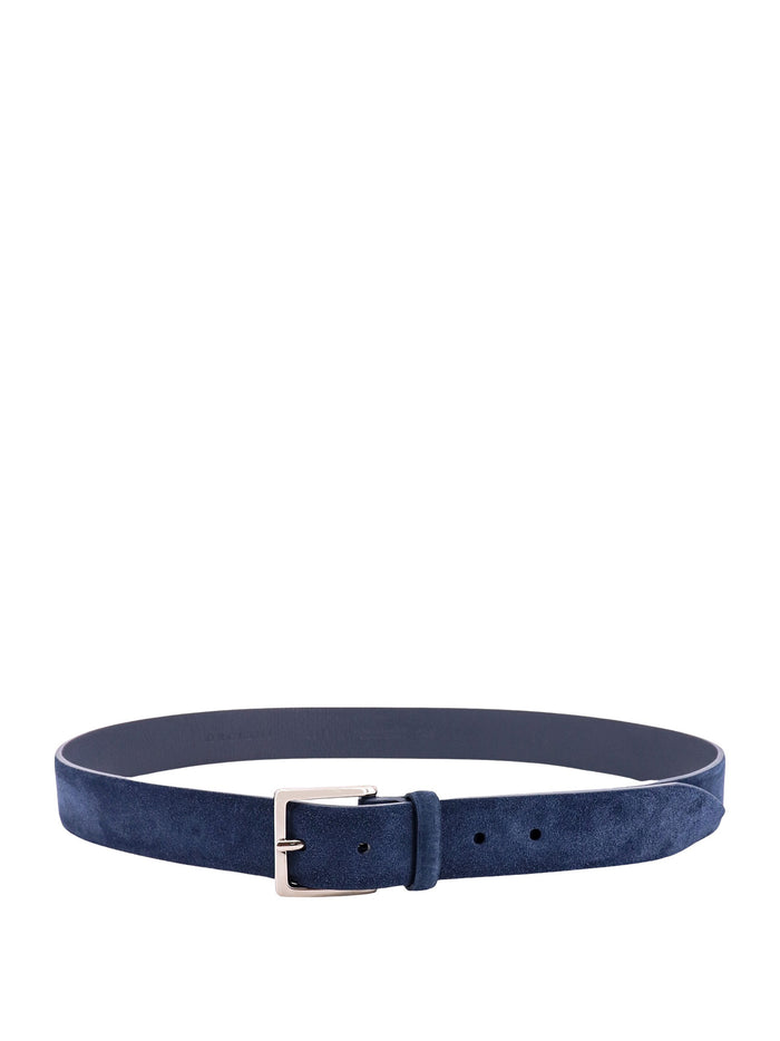 Orciani Belts Blue Suede