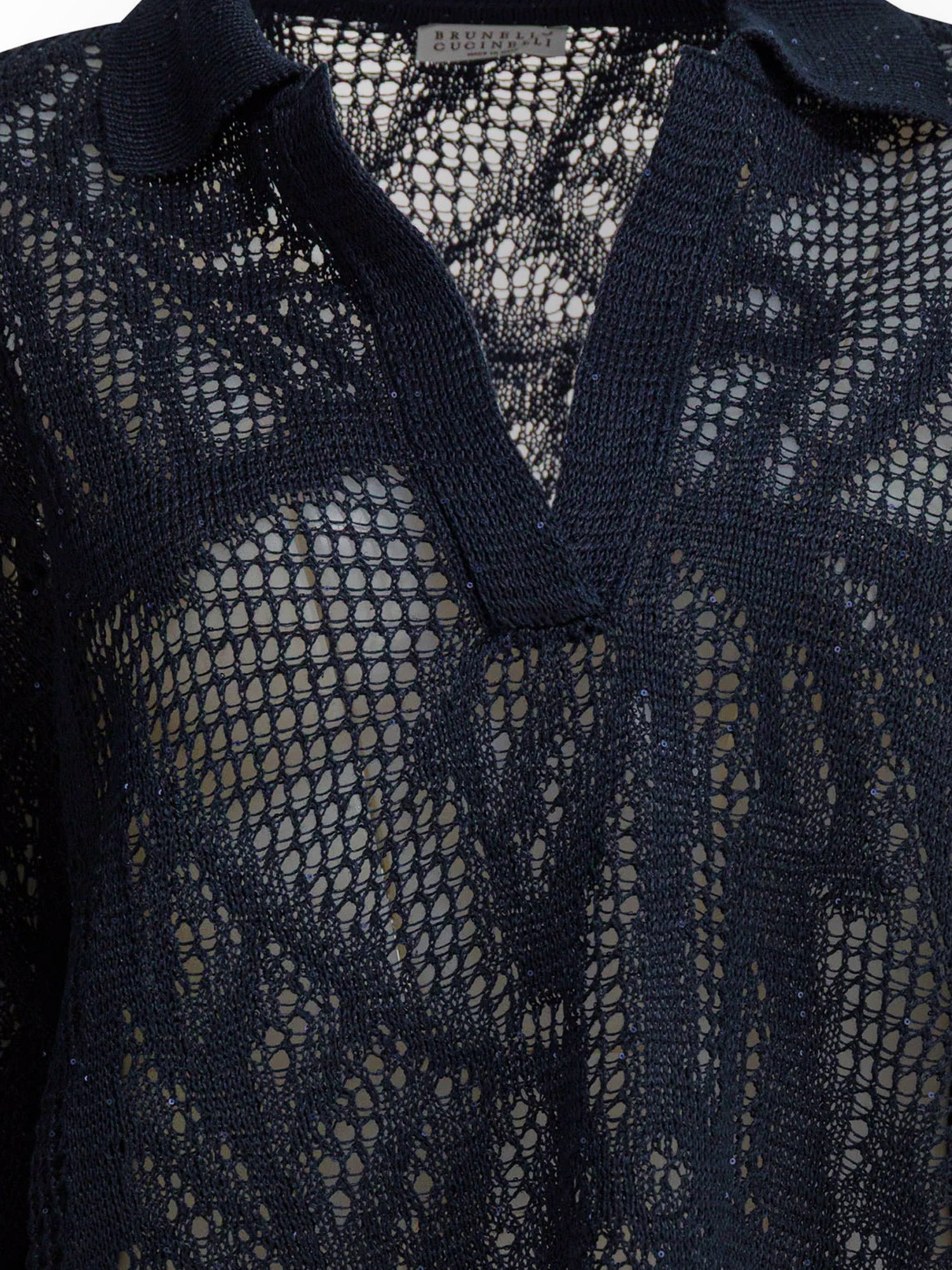 Brunello Cucinelli Sweaters Abyss Lino Cotone