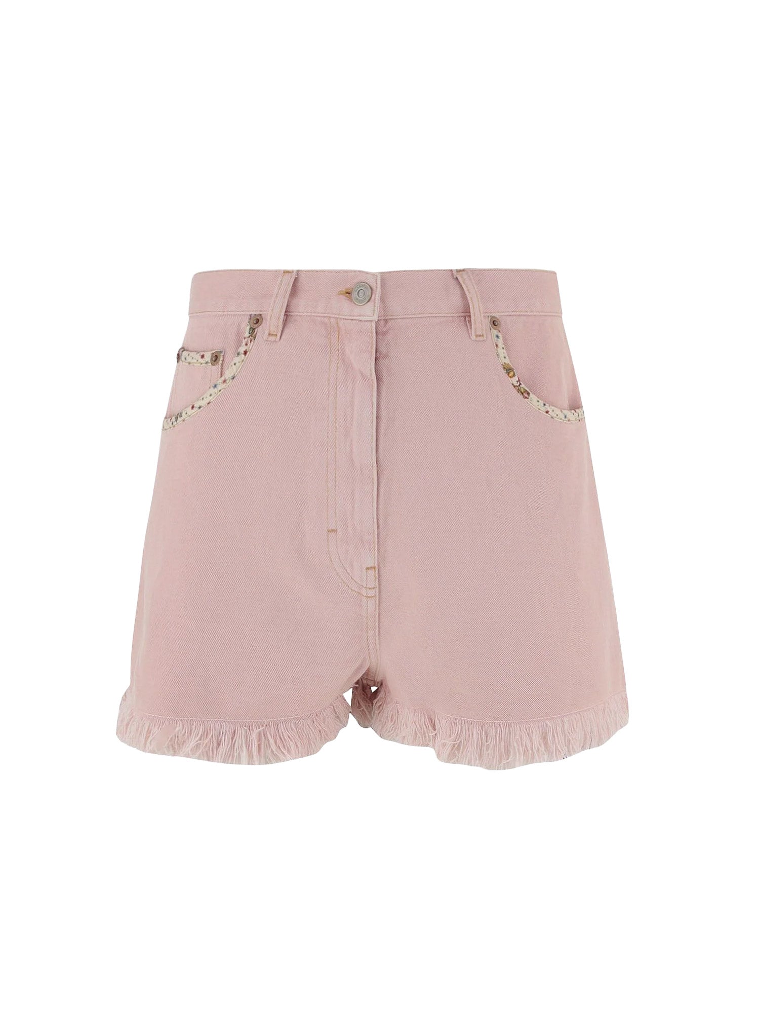 Valentino Shorts Old Rose Cotone