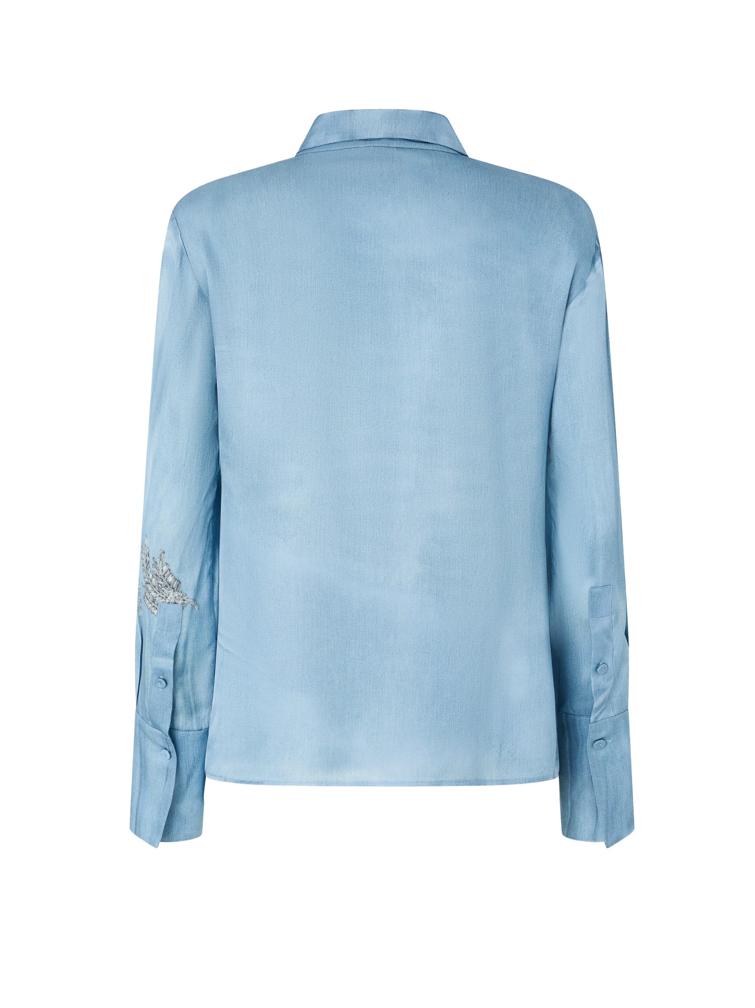 Pinko Shirts Clear Blue Viscosa