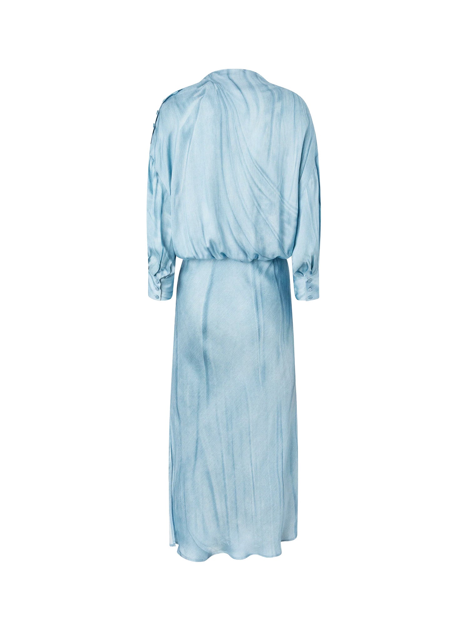 Pinko Dresses Clear Blue Viscosa