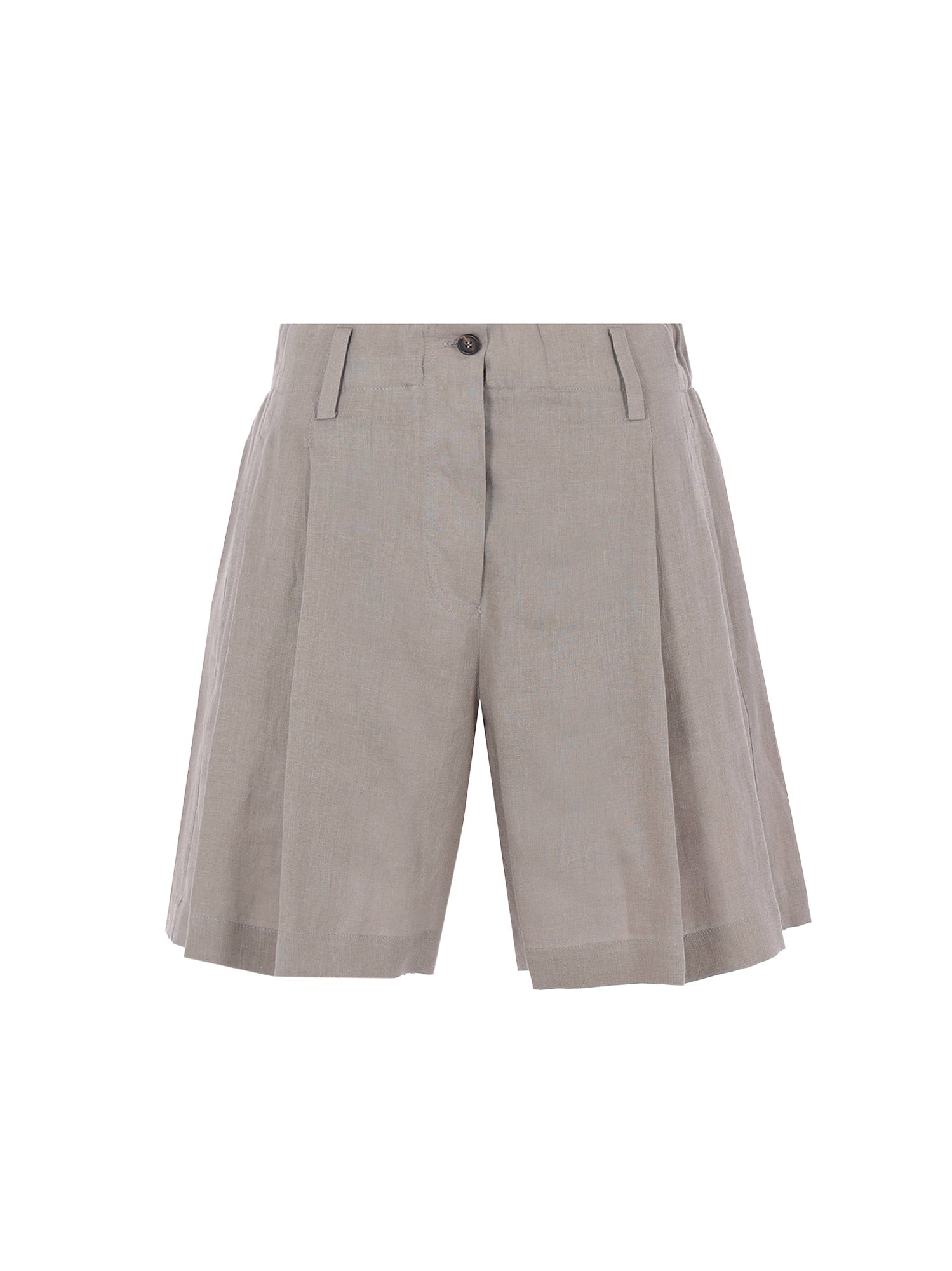 Brunello Cucinelli Shorts Kaki Lino