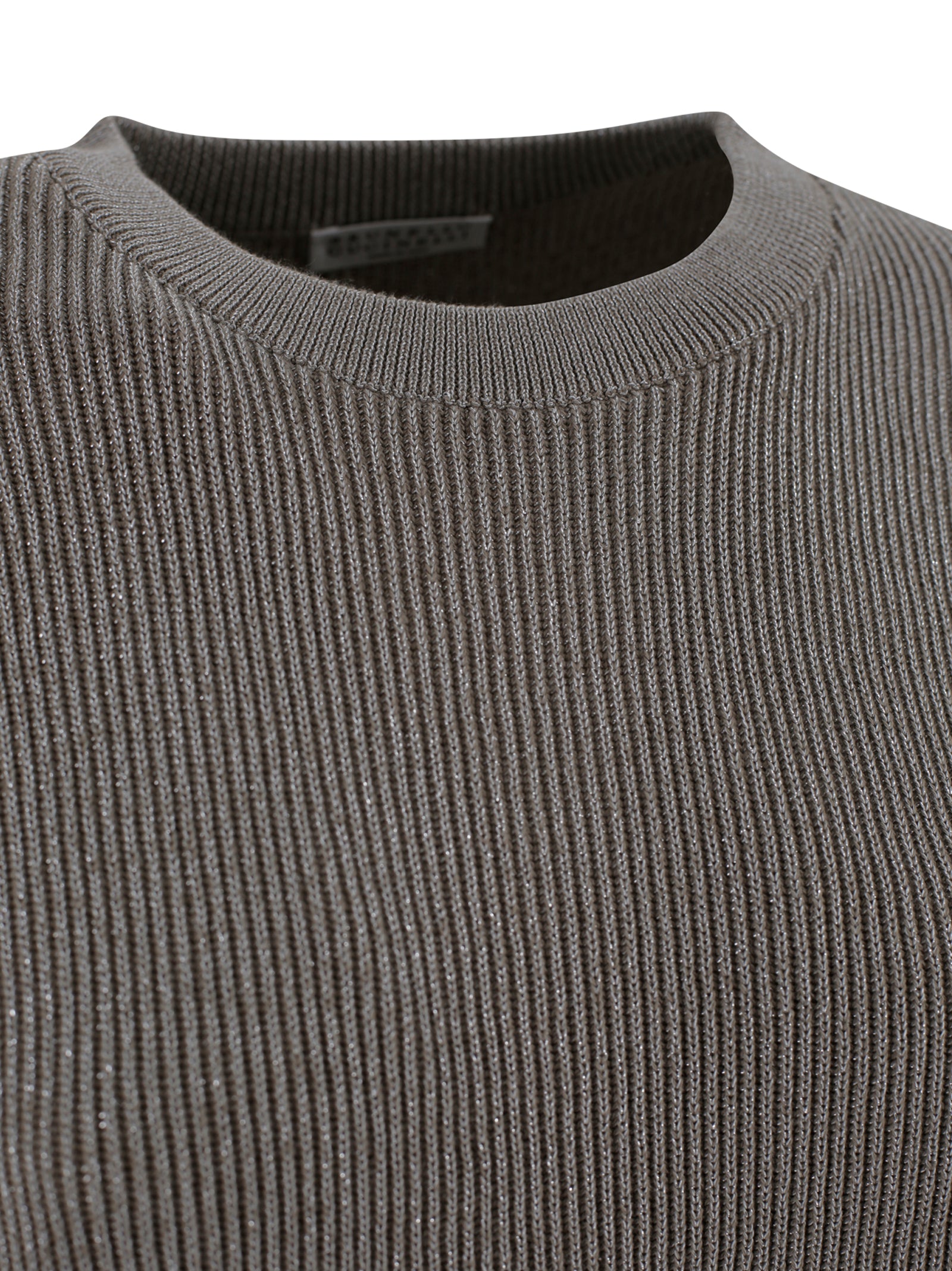Brunello Cucinelli Sweaters Argento Cotone