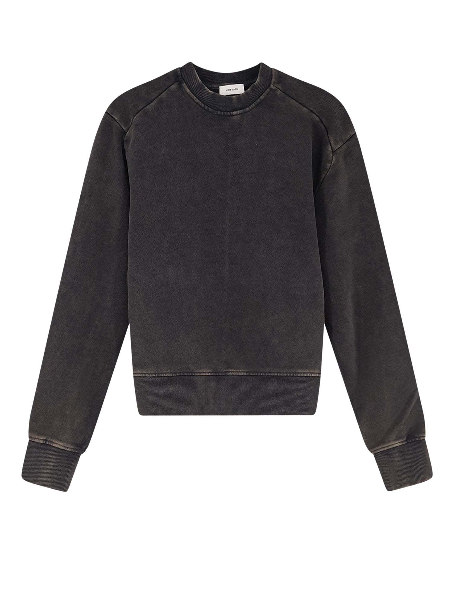 Entire Studios Sweaters Washed Black Cotone - Nylon