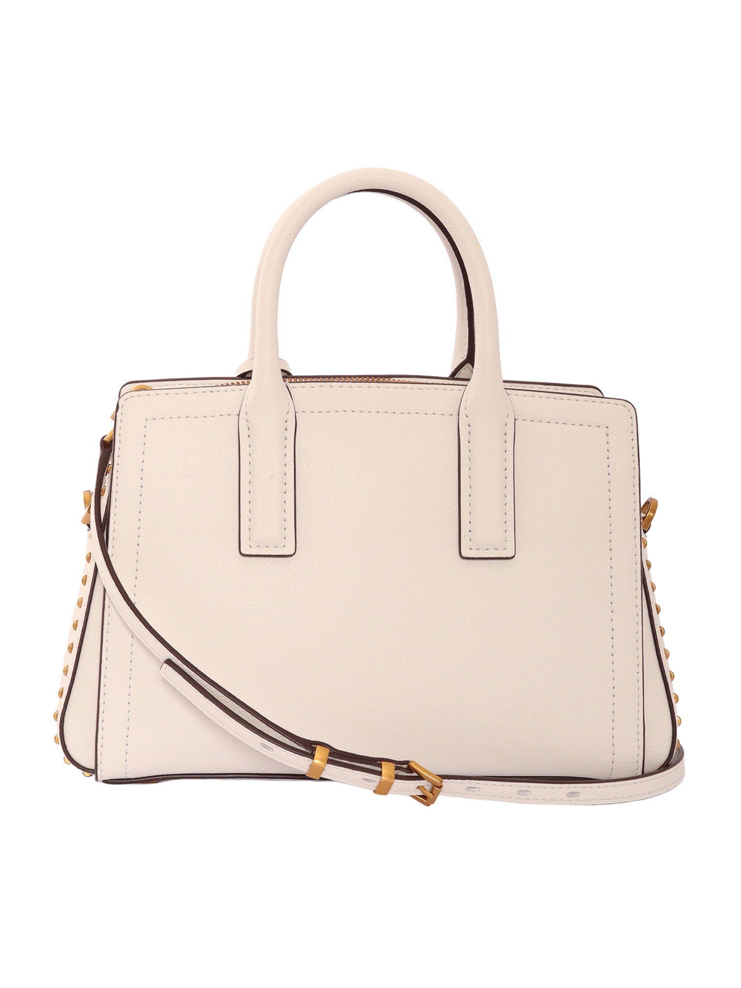 SM SATCHEL White Cow Leather Handbag