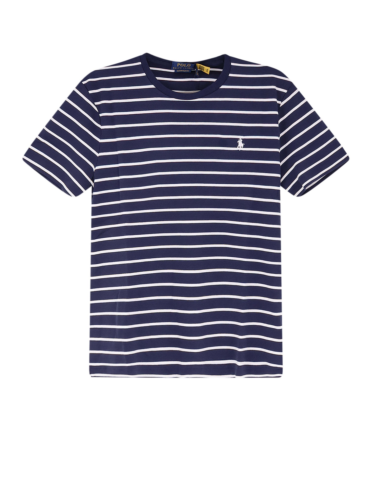 Polo Ralph Lauren T-shirts and Polos Refined Navy White Cotone