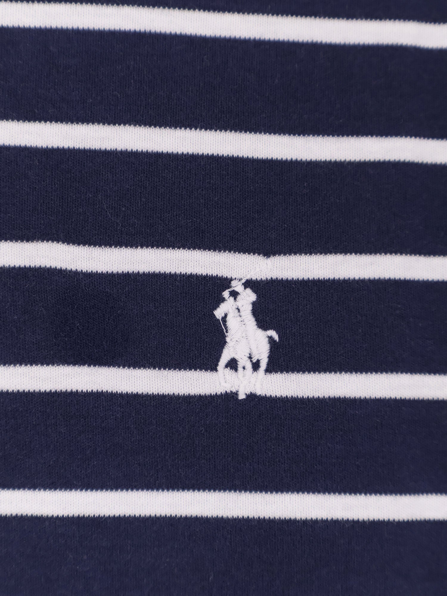 Polo Ralph Lauren T-shirts and Polos Refined Navy White Cotone