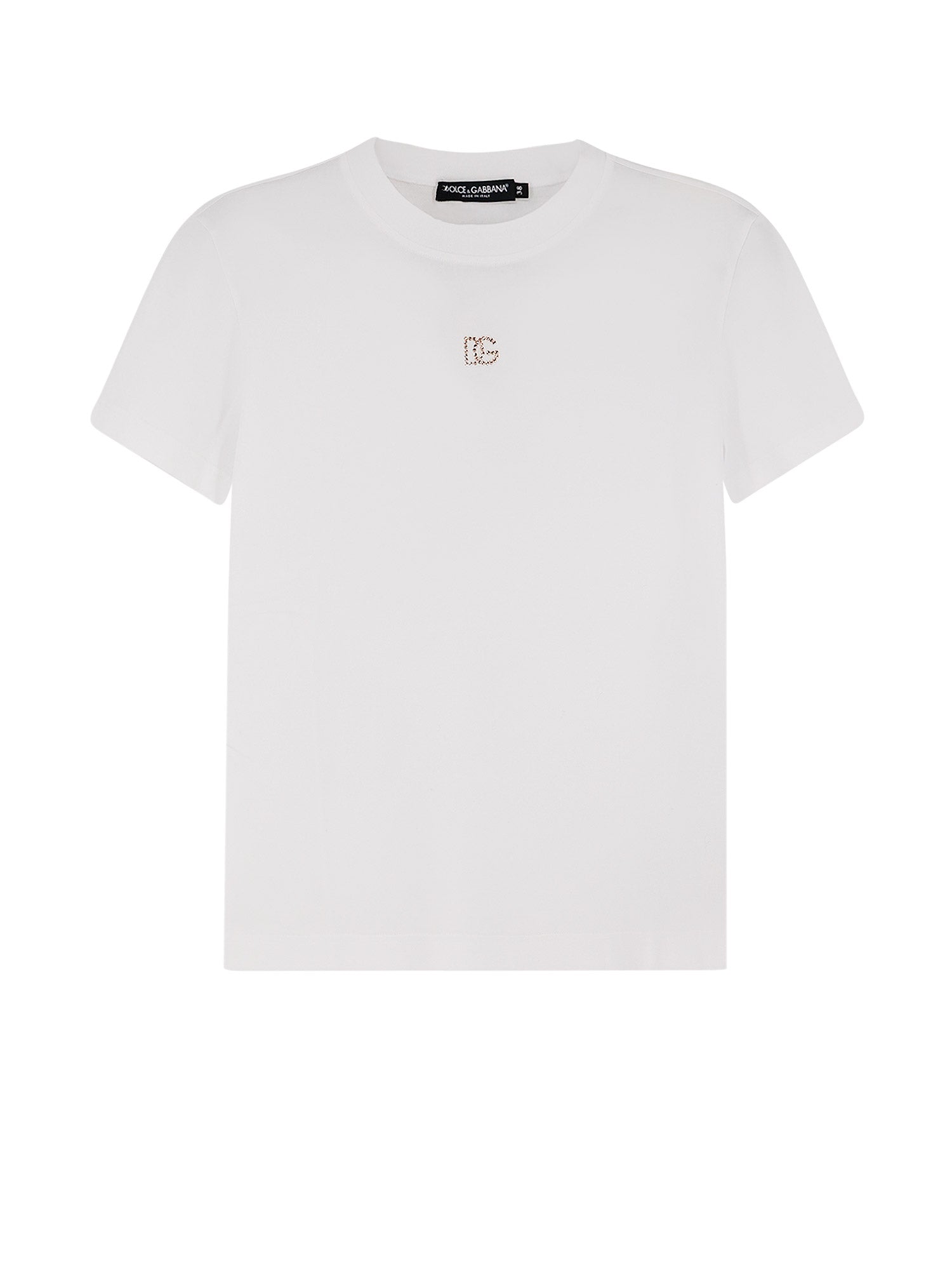 Dolce & Gabbana T-shirts and Polos White Cotone