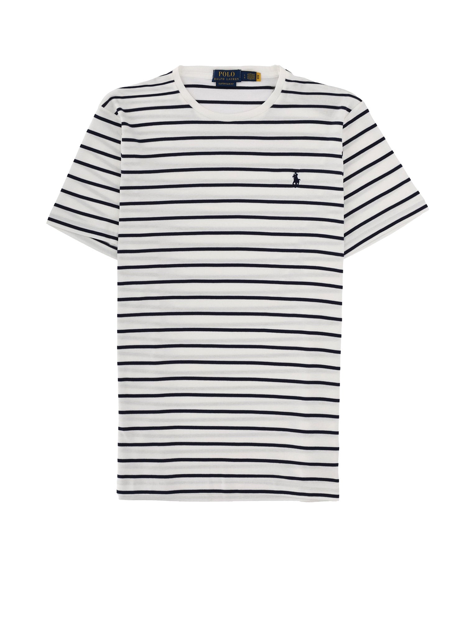 Polo Ralph Lauren T-shirts and Polos White Refined Navy Cotone