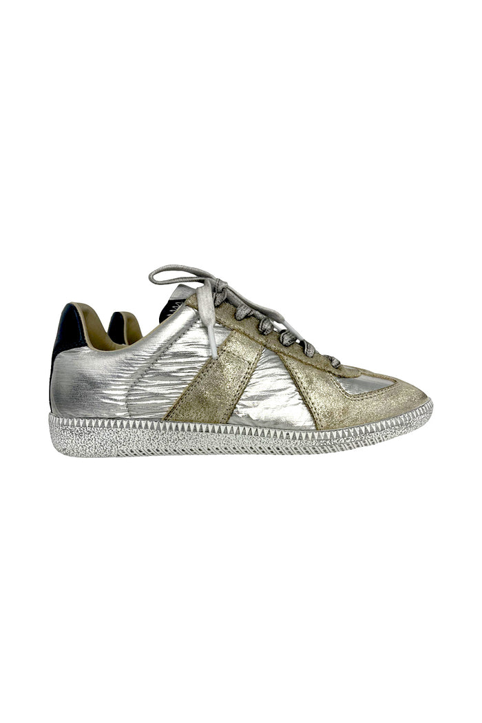 Replica Iridescent Sneakers Metallic Polyester Polyamide Calzature