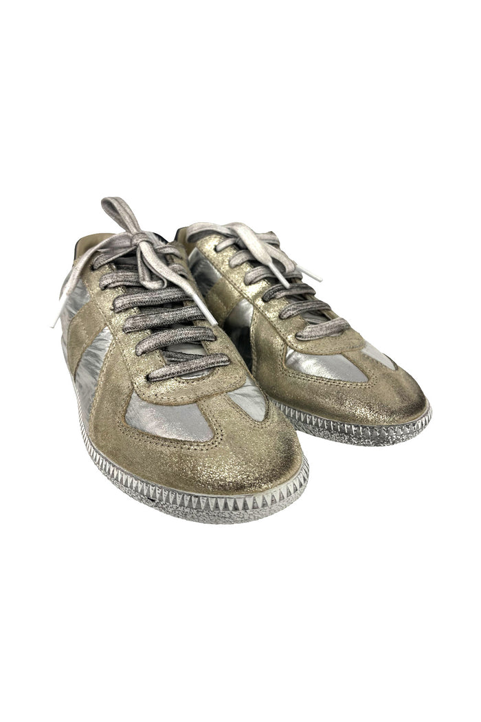 Replica Iridescent Sneakers Metallic Polyester Polyamide Calzature