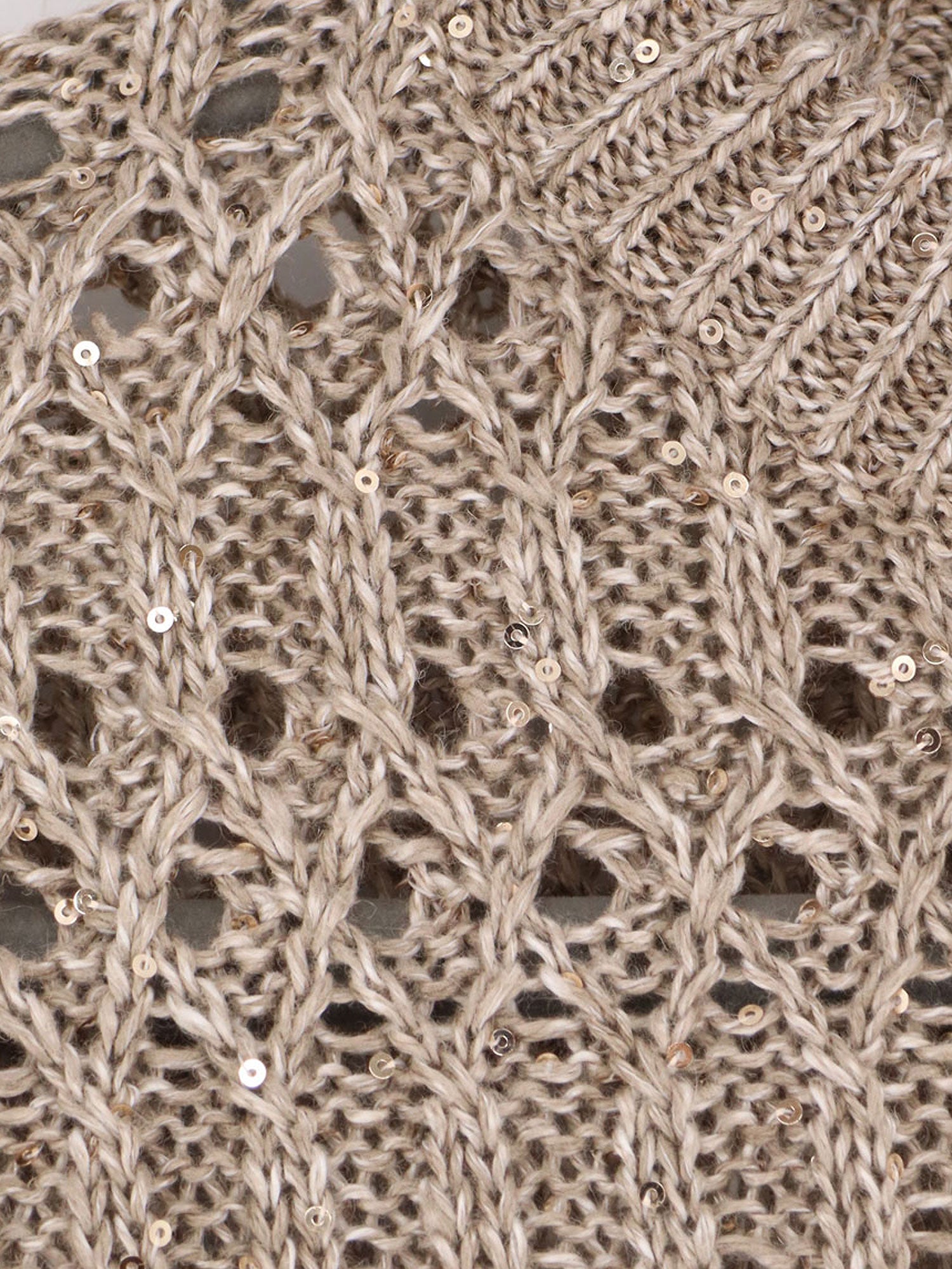 Brunello Cucinelli Sweaters Mud Seta Nylon