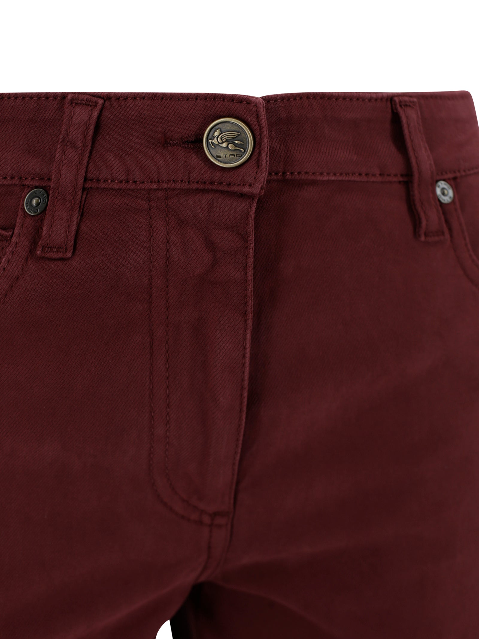 Etro Trousers Cotone Elastane