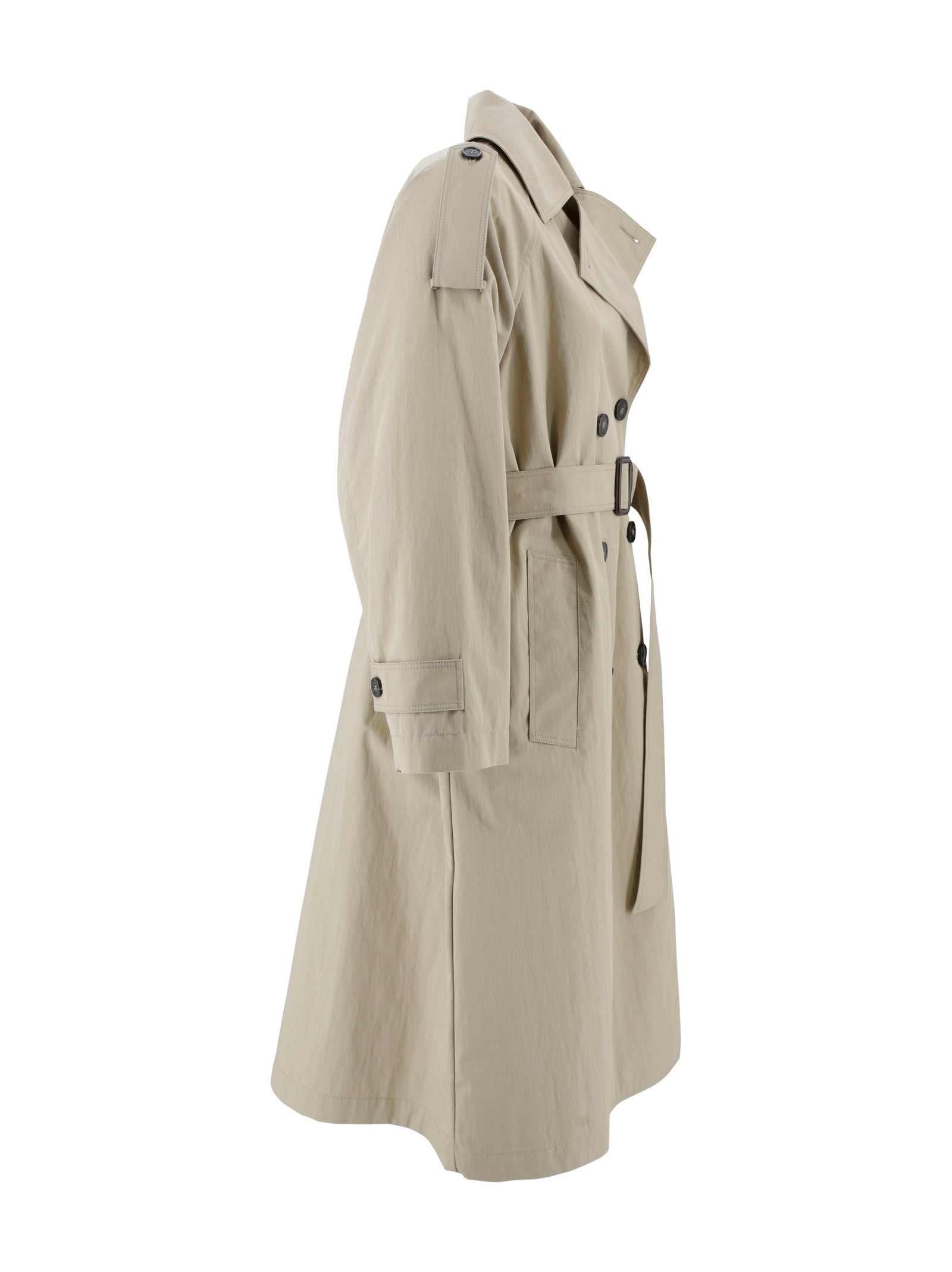 Max Mara Weekend Coats Beige Poliamide