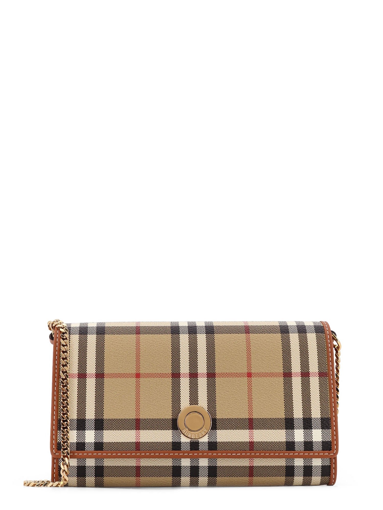 Burberry Bags Vntg Chk/briar Brown Poliuretano