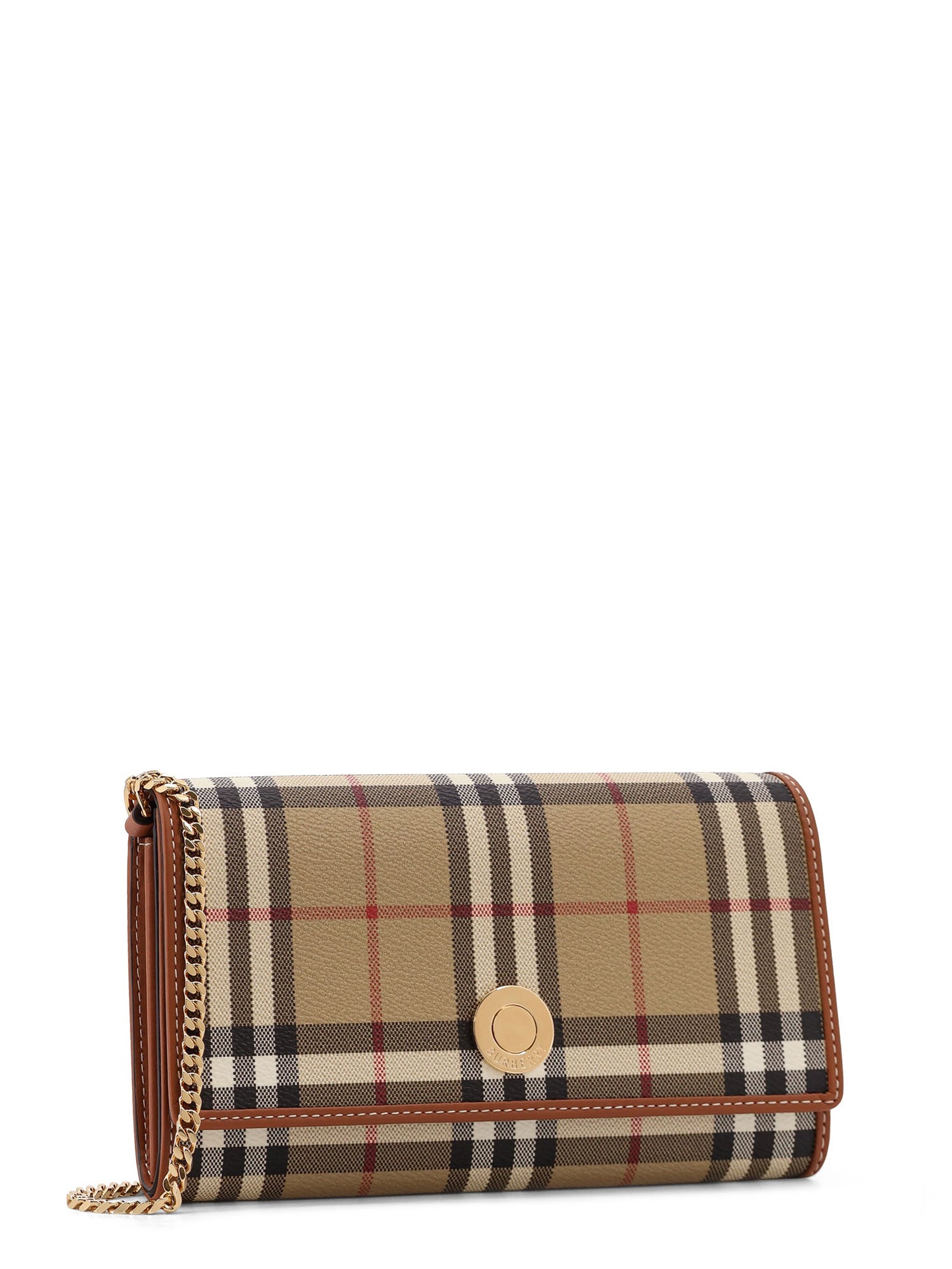 Burberry Bags Vntg Chk/briar Brown Poliuretano