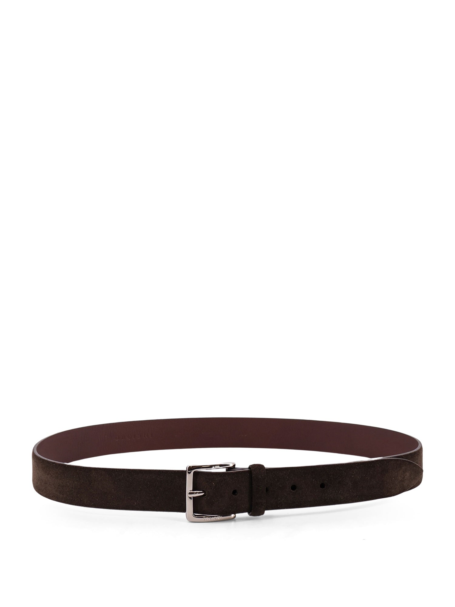 Orciani Belts Dark Brown Suede