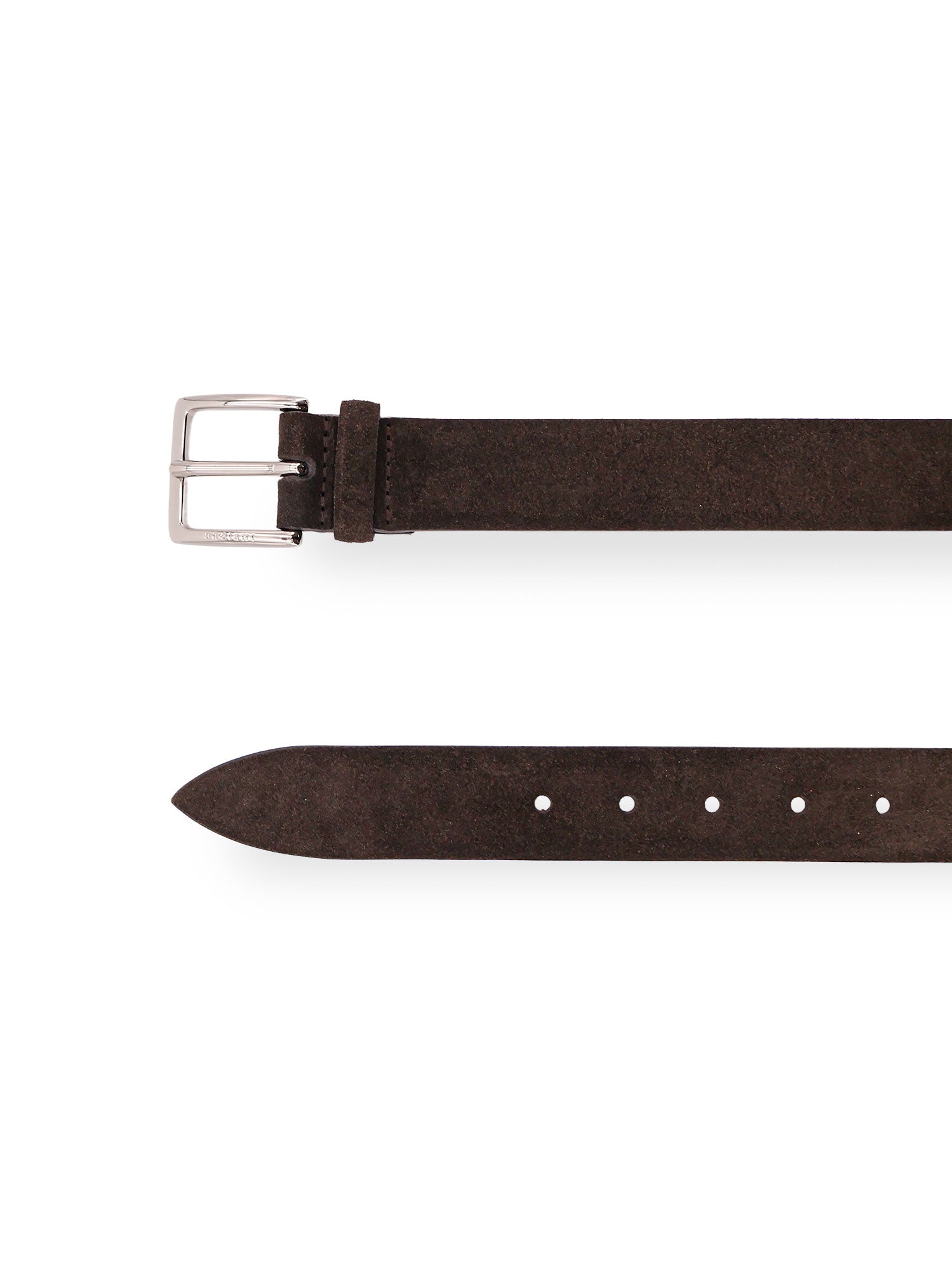 Orciani Belts Dark Brown Suede