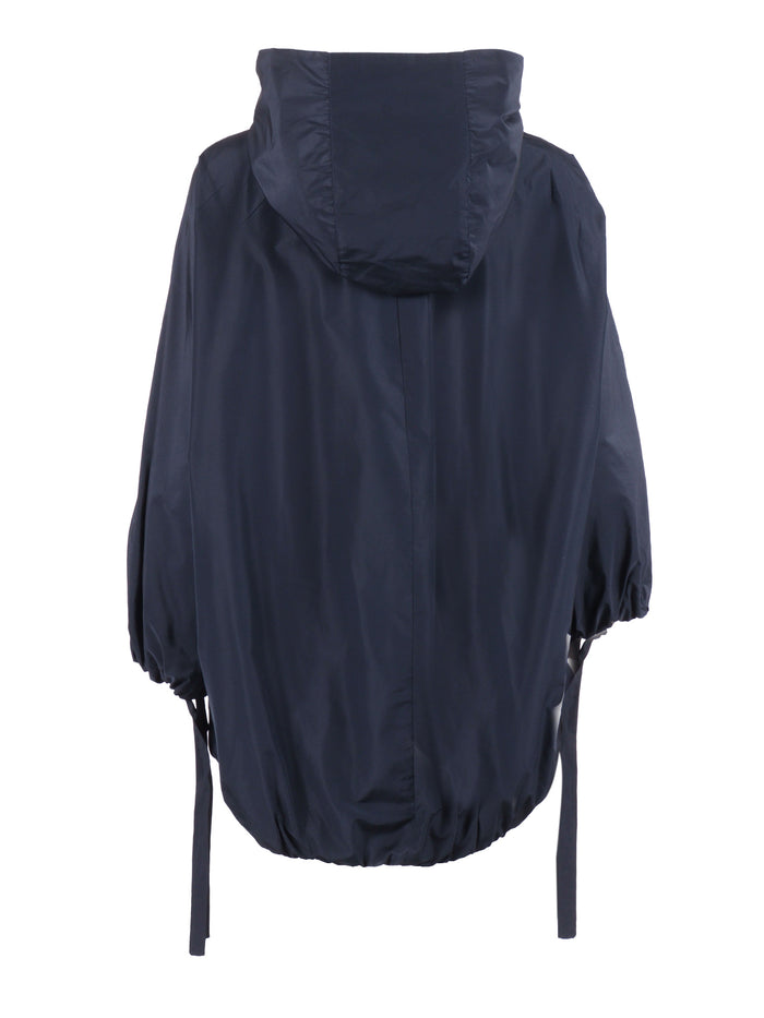 Raincoat Blue Polyester Lining Trench-raincoat